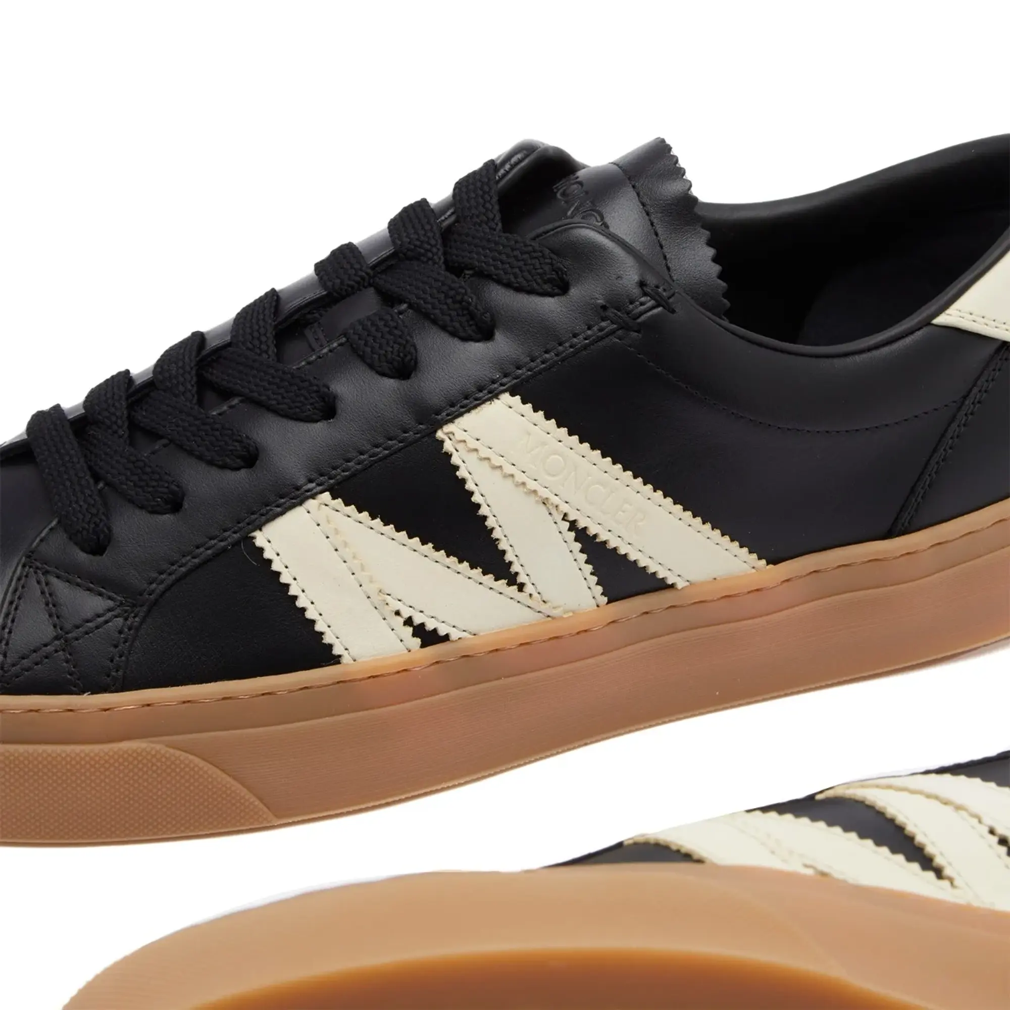 Moncler Men's Monaco2 Low Top Sneakers Black
