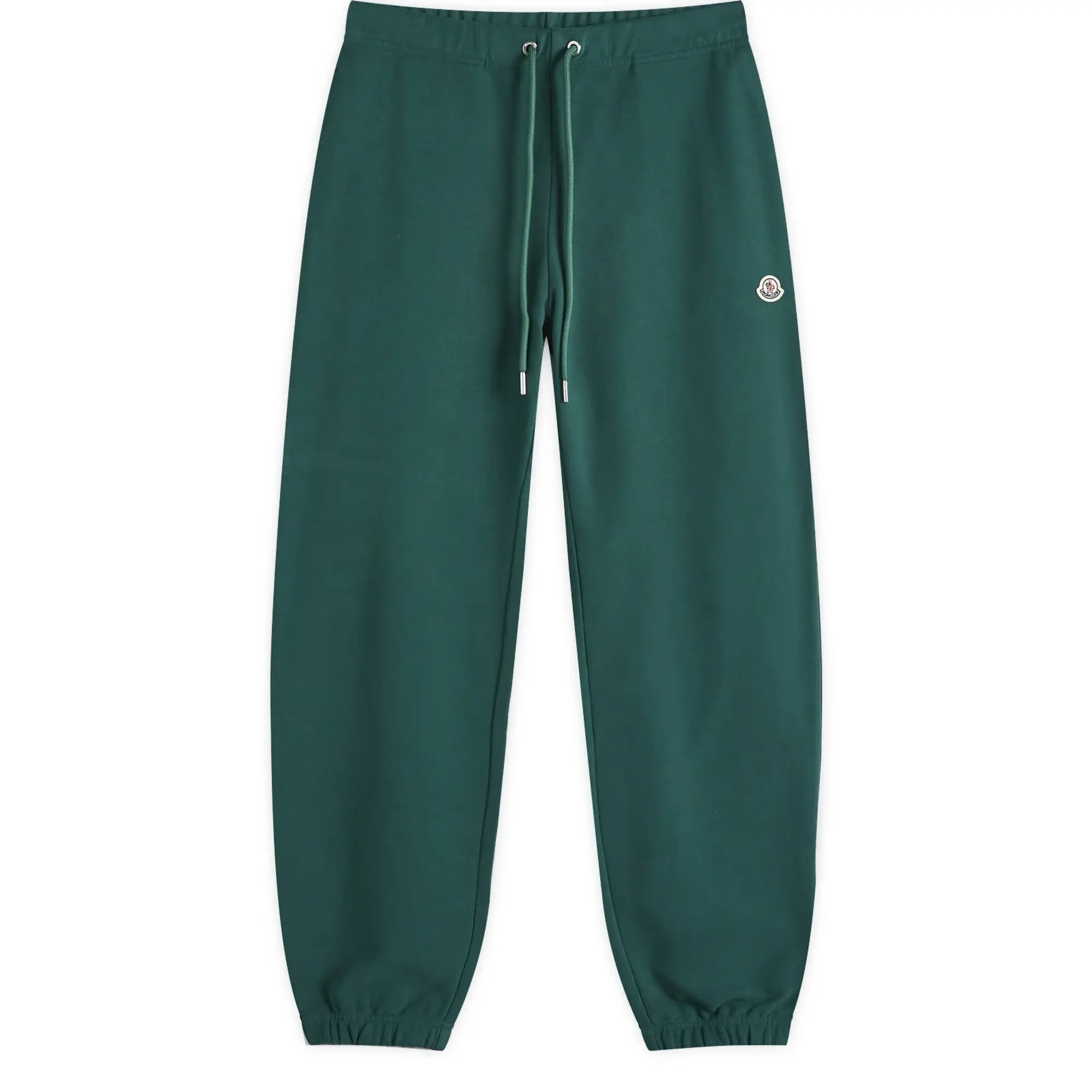 Moncler Men's Emerized Fleece Sweat Bottoms Green