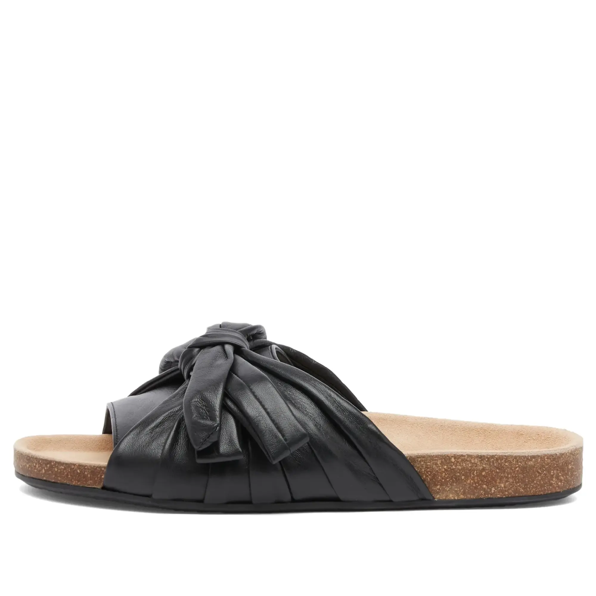 JW Anderson Women's Bow Flat Sandal Black