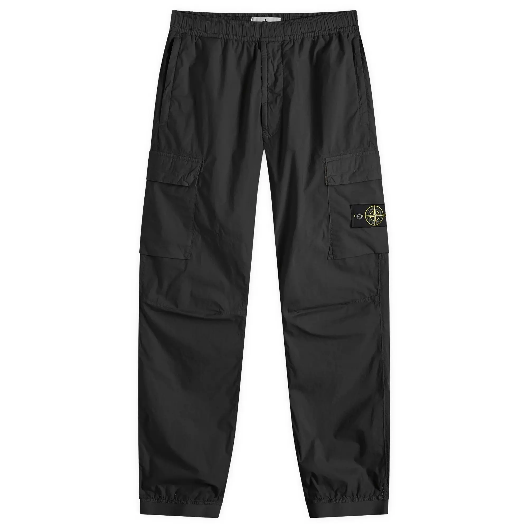 Stone Island Men's Tela Paracadute Cargo Pants Black