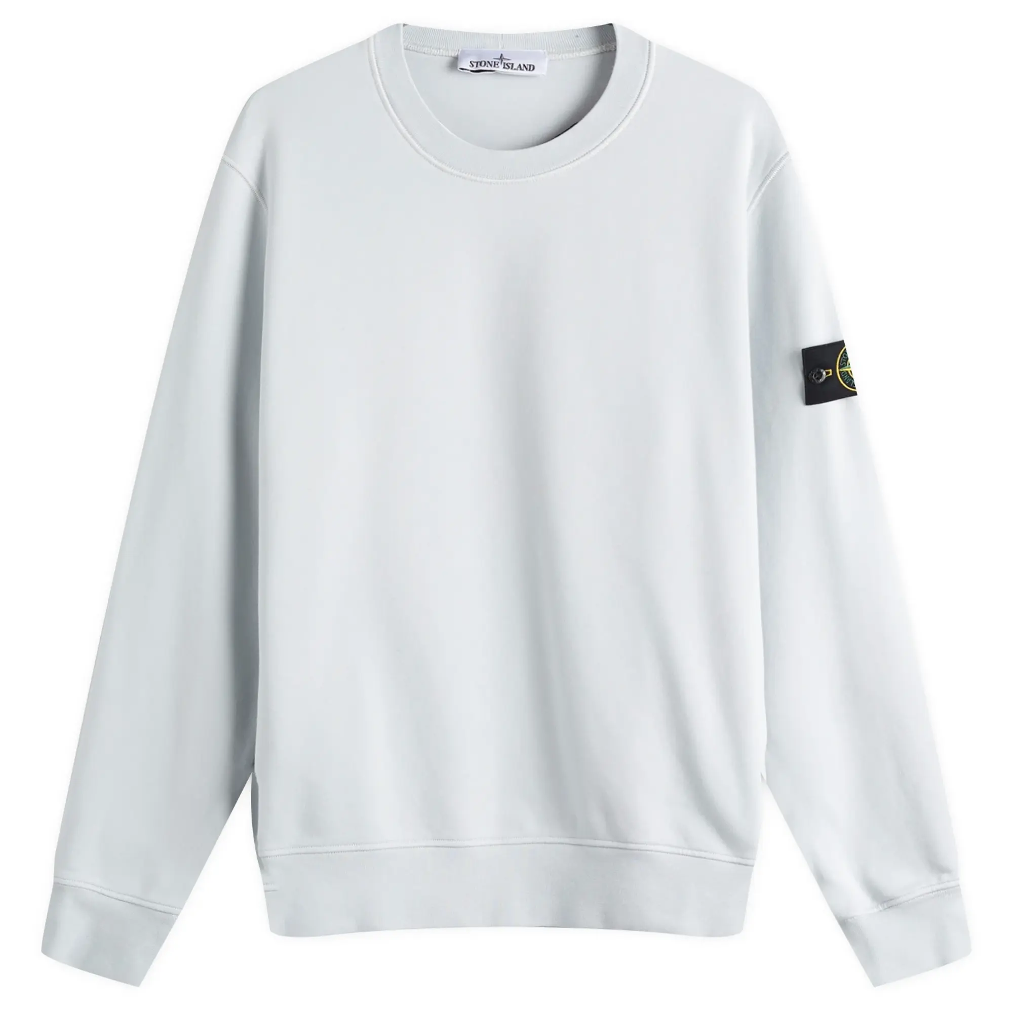 Stone Island Men's Garment Dyed Crew Neck Sweatshirt Sky Blue