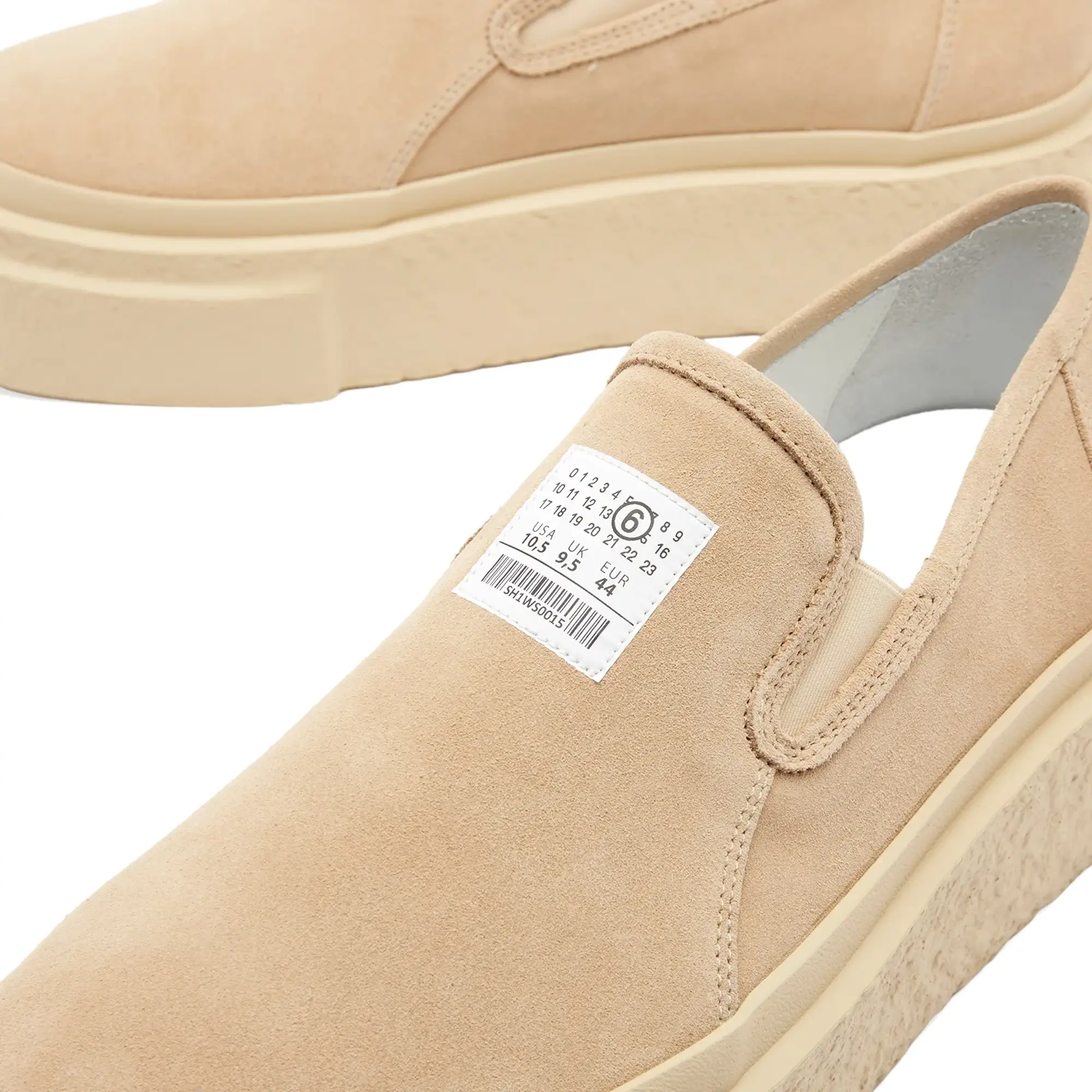 MM6 Maison Margiela Men's Slip on Sneakers Semolina