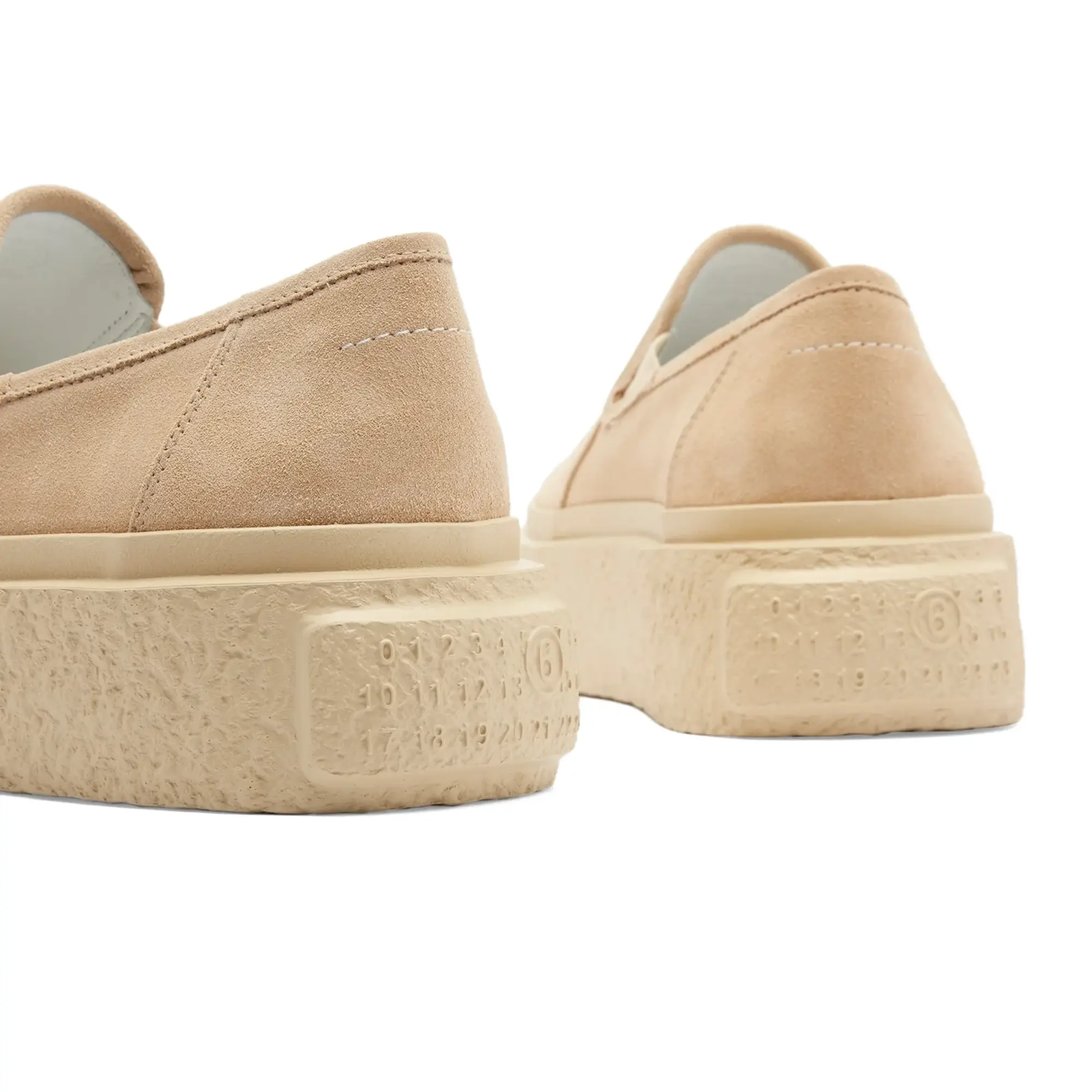 MM6 Maison Margiela Men's Slip on Sneakers Semolina