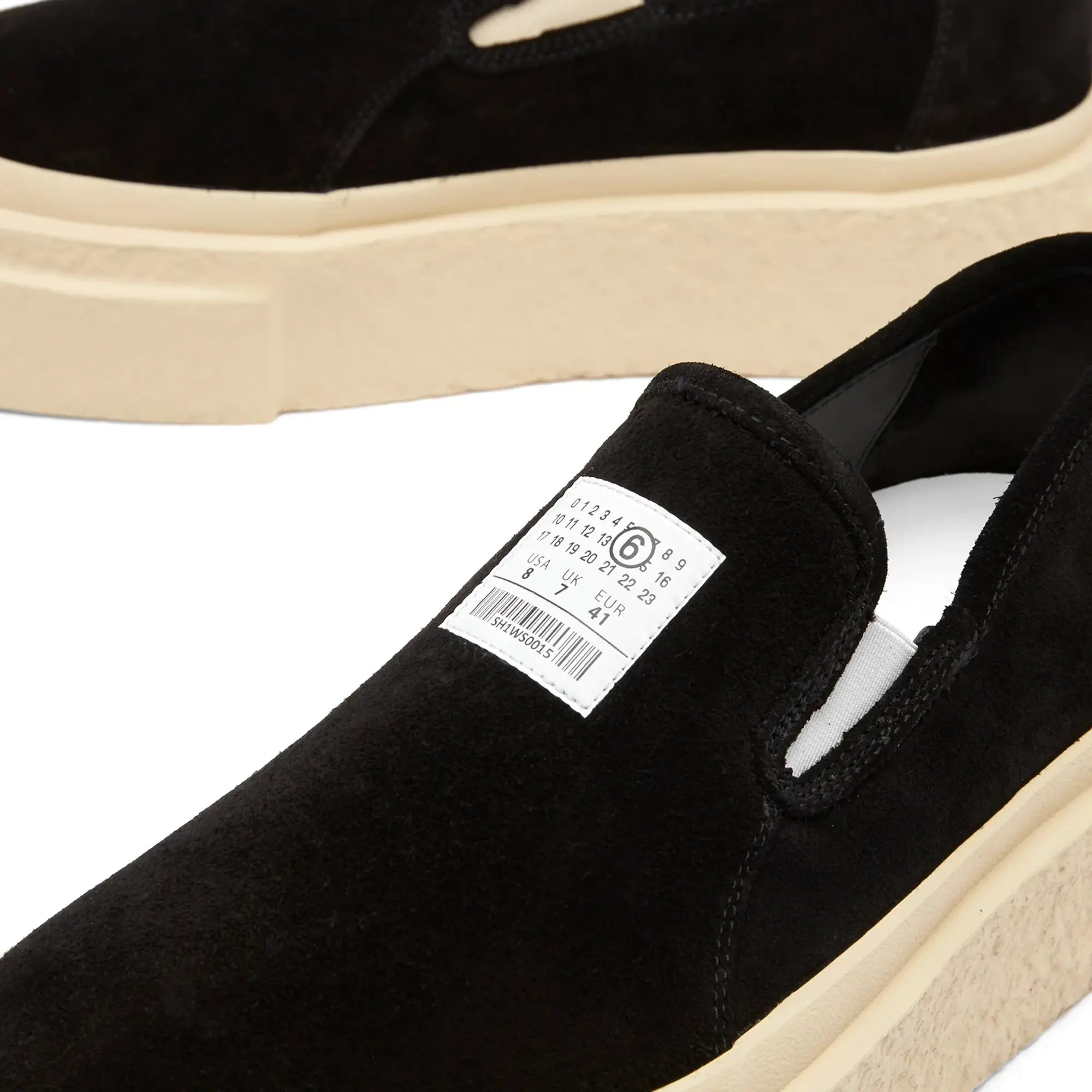 MM6 Maison Margiela Men's Slip on Sneakers Black