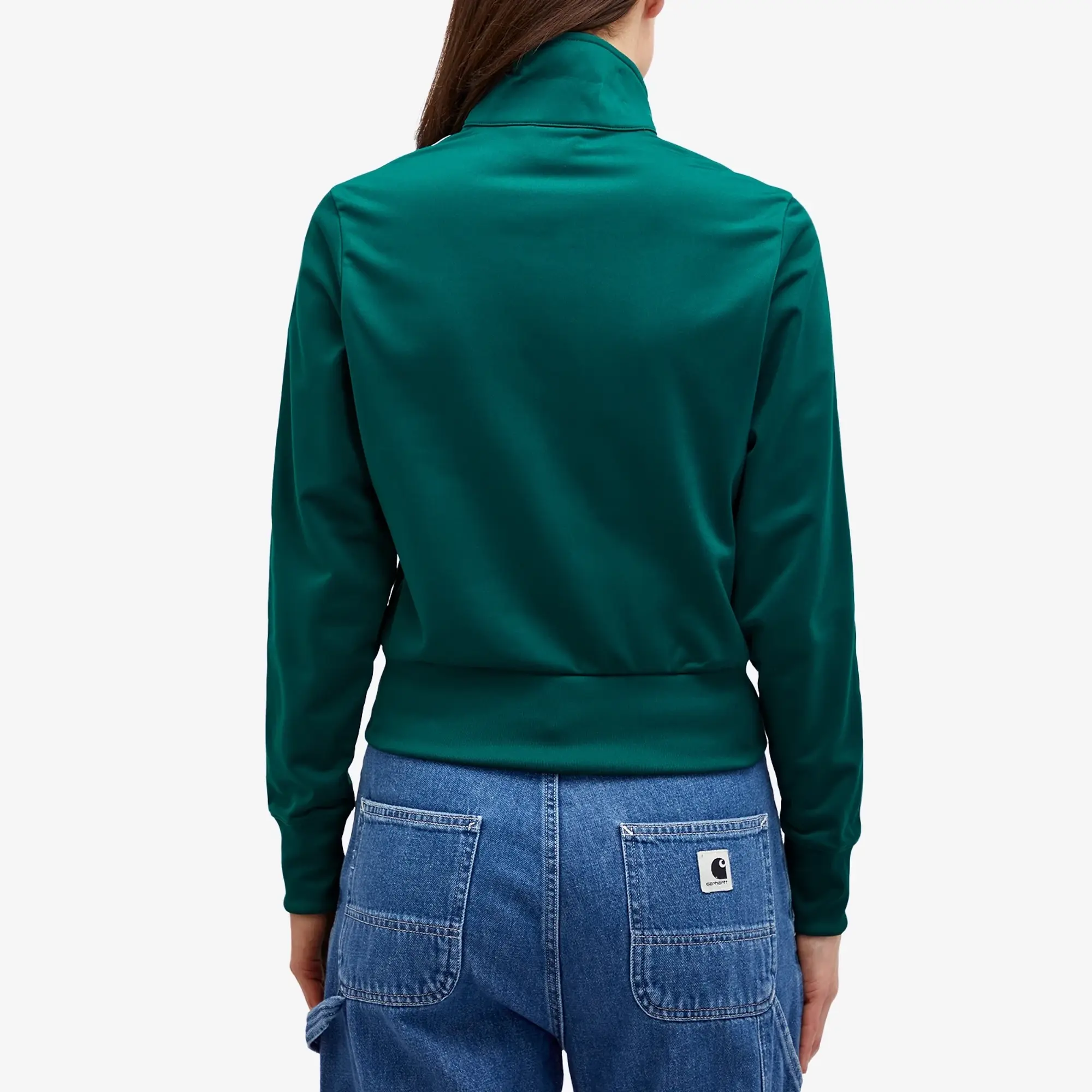 adidas Originals Womens Adicolor Classics Firebird Track Top - Green - Size XL - Green