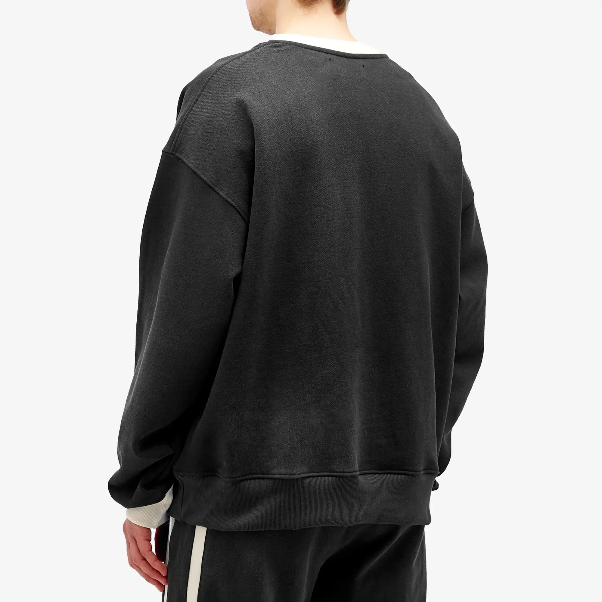 Nahmias Men's P.E. Crew Sweat Worn Black