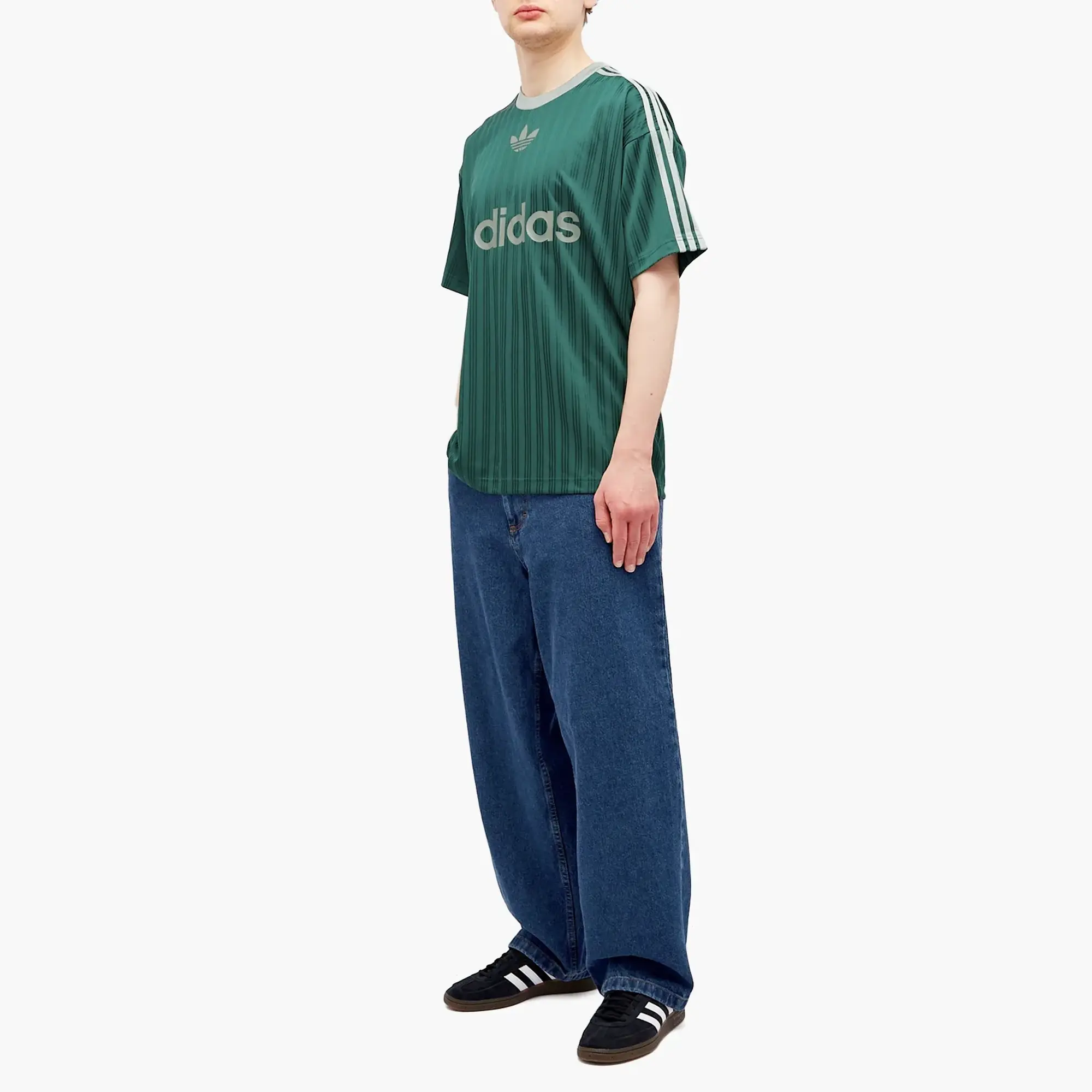 Men's Adidas Originals Adicolor Poly T-Shirt in Green