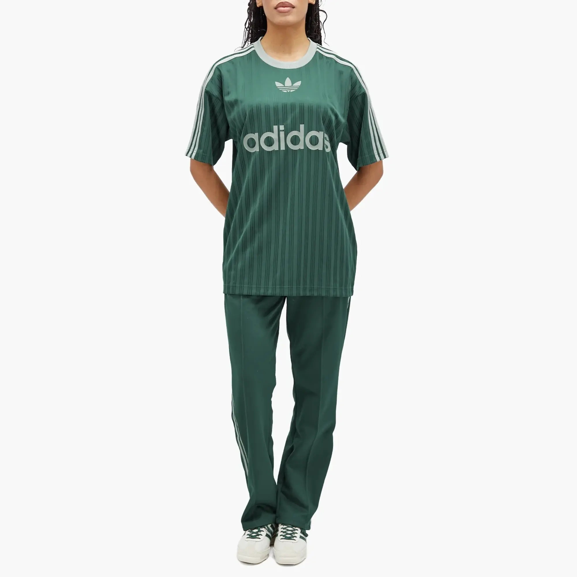 Men's Adidas Originals Adicolor Poly T-Shirt in Green