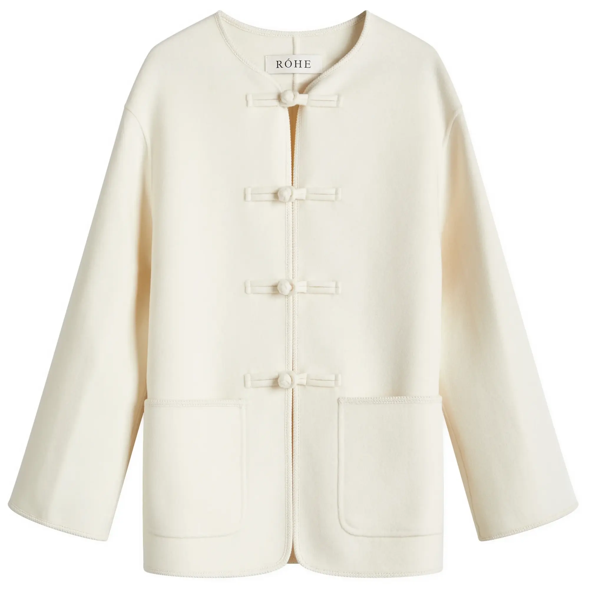 Róhe Women's Traditional Double-Faced Jacket Off White