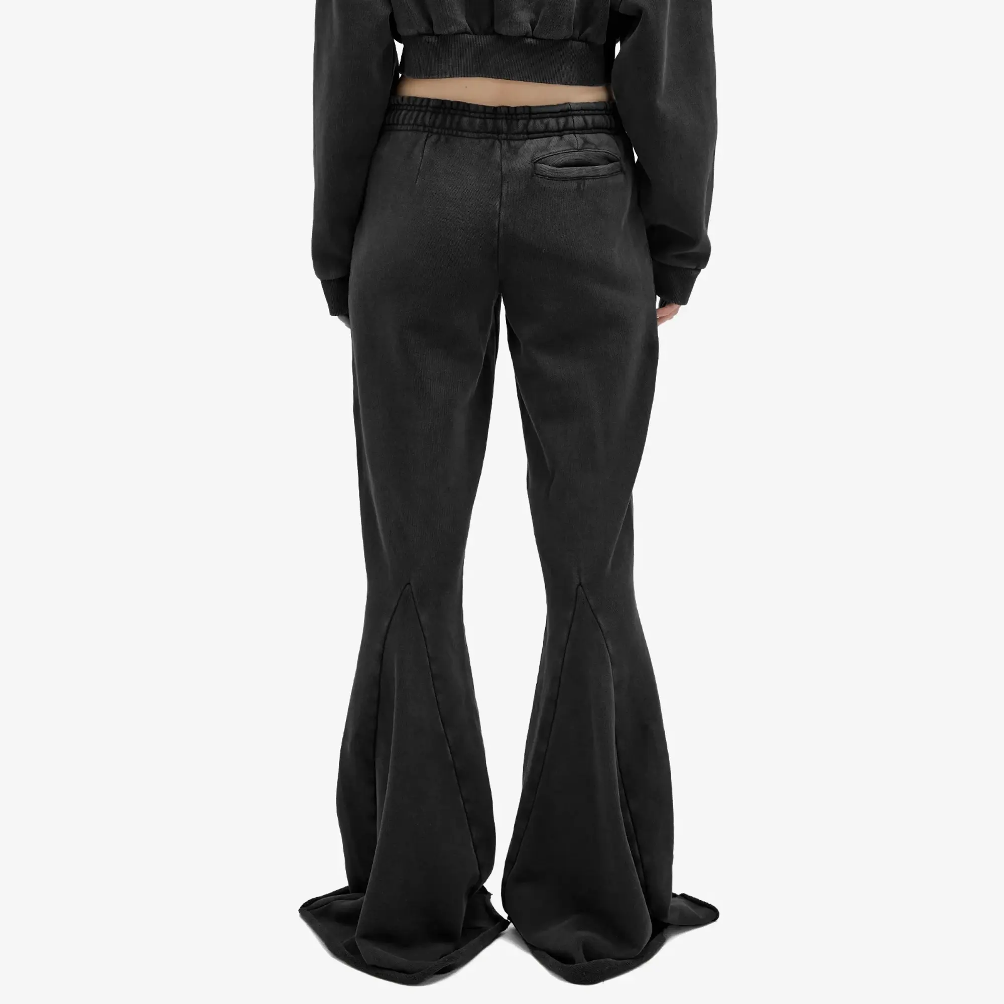 Entire Studios Women's Heavy Flare Leggings Washed Black