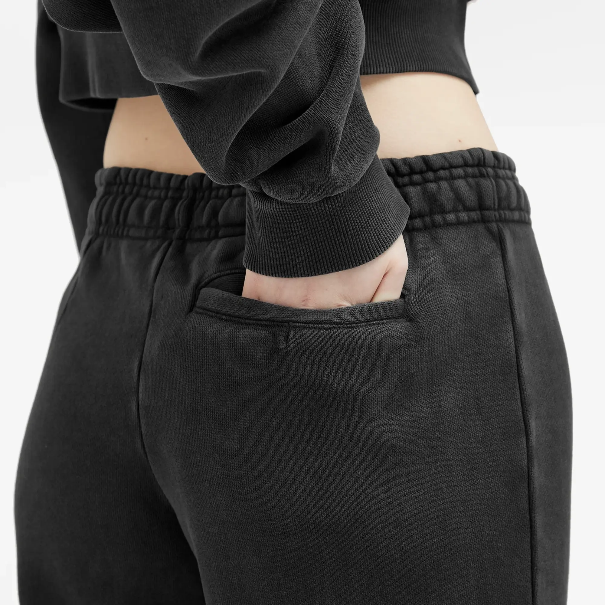 Entire Studios Women's Heavy Flare Leggings Washed Black