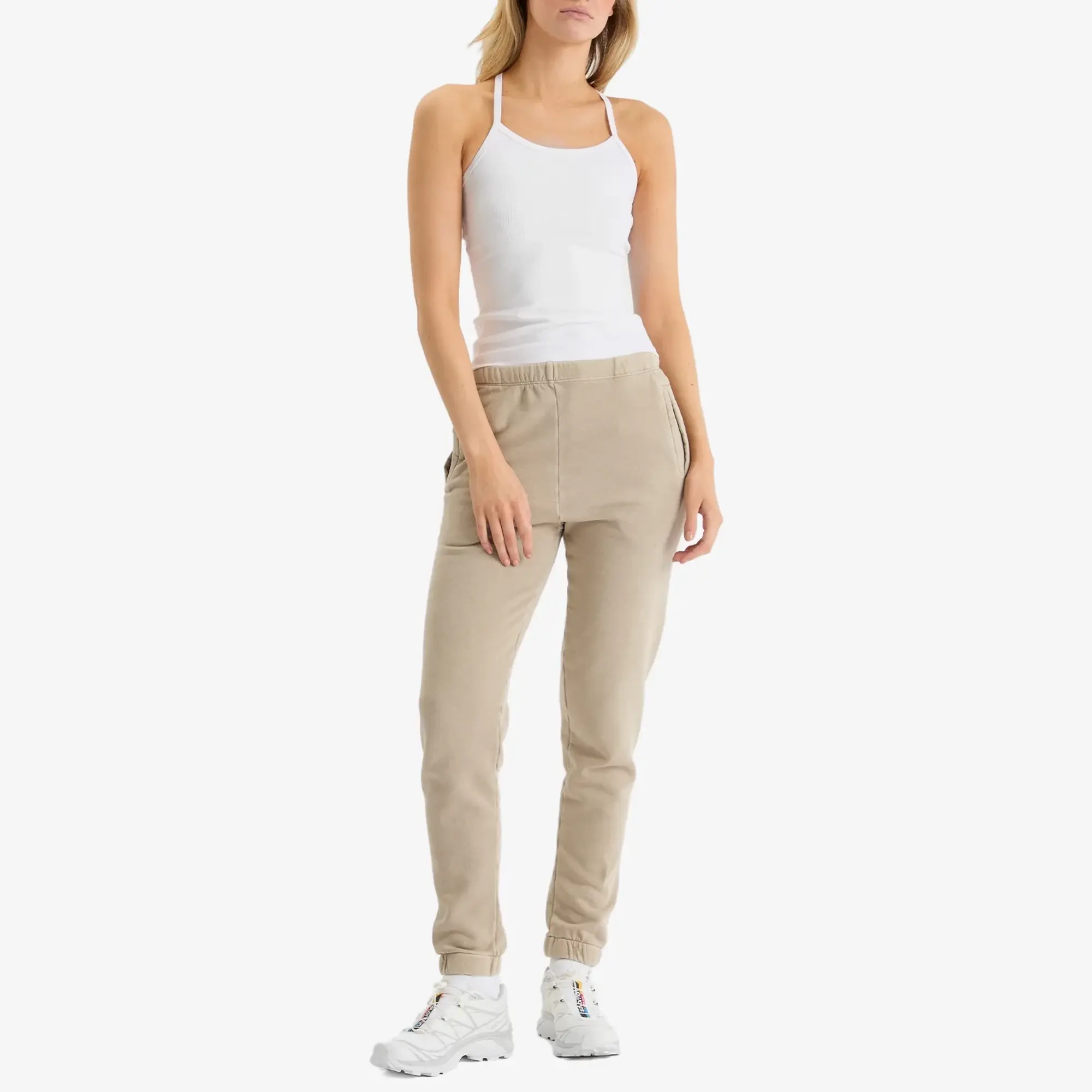 Asics Joah Brown Women's Classic Racerback Tank Top White
