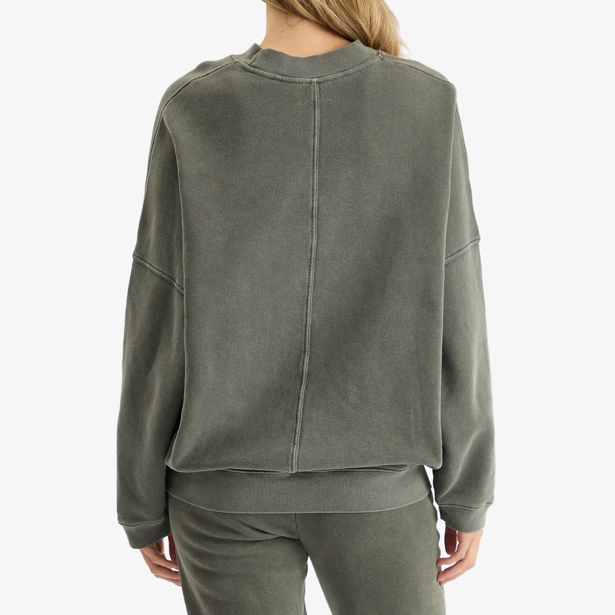 Joah Brown Women's Oversized Crew Sweatshirt Washed Sage