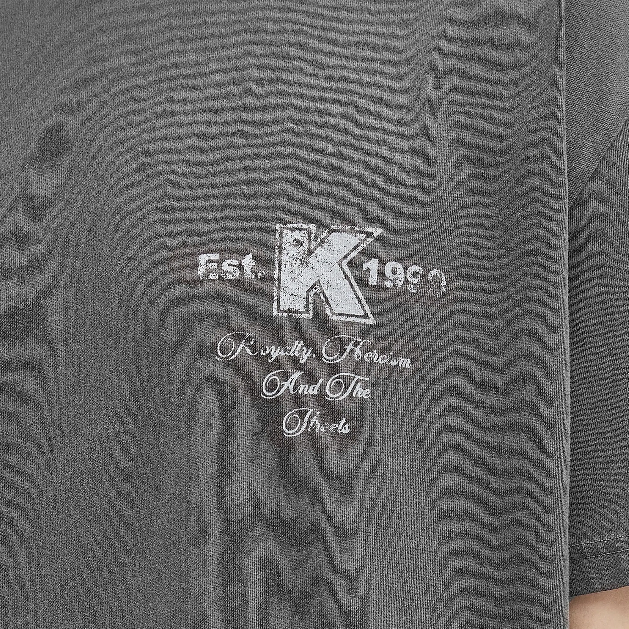 Ksubi Men's Lock Up Biggie T-Shirt Faded Black