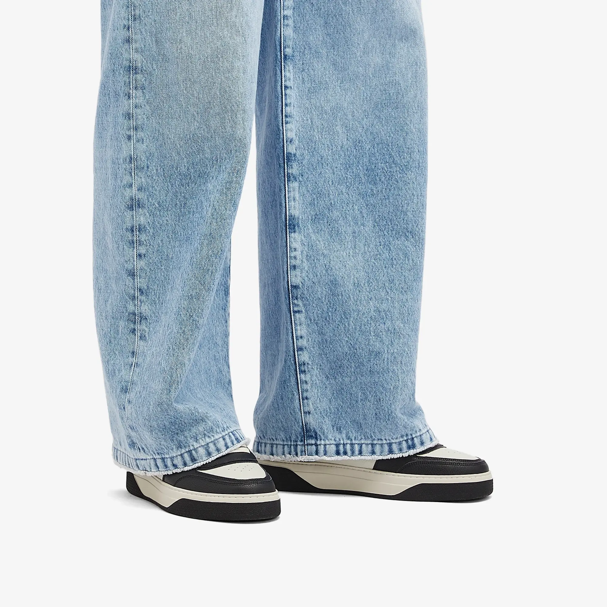 Represent Men's Initial Sneaker Black/Vintage White