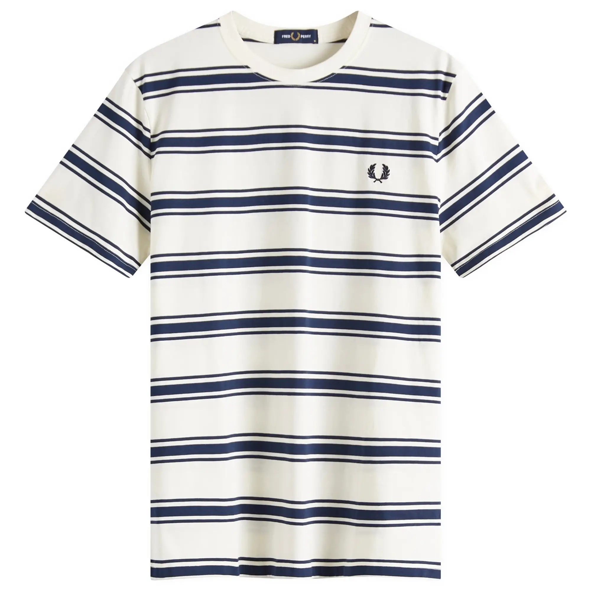 Fred Perry Fine Stripe T-Shirt, White