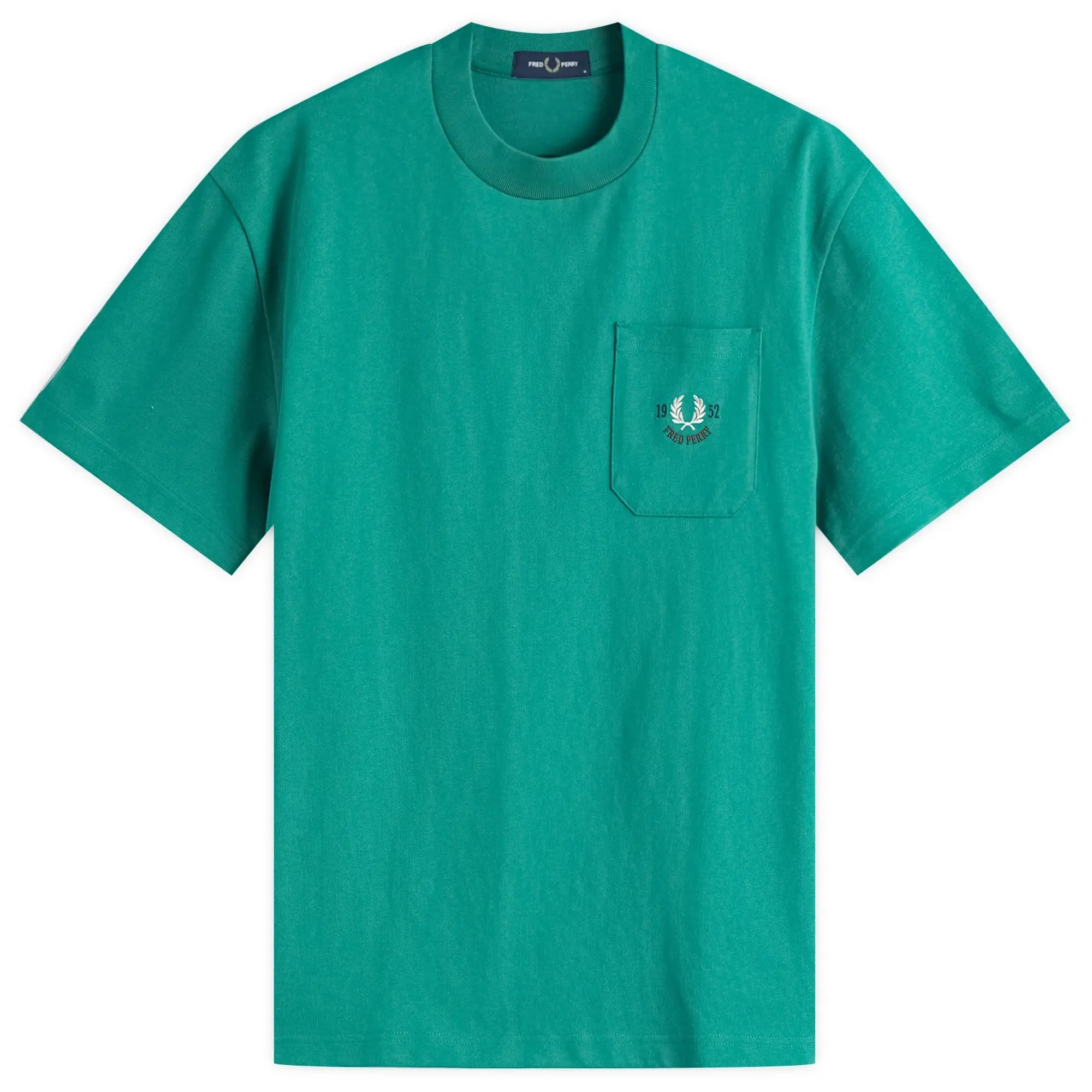 Fred Perry Men's Relaxed 1952 T-Shirt Label Green