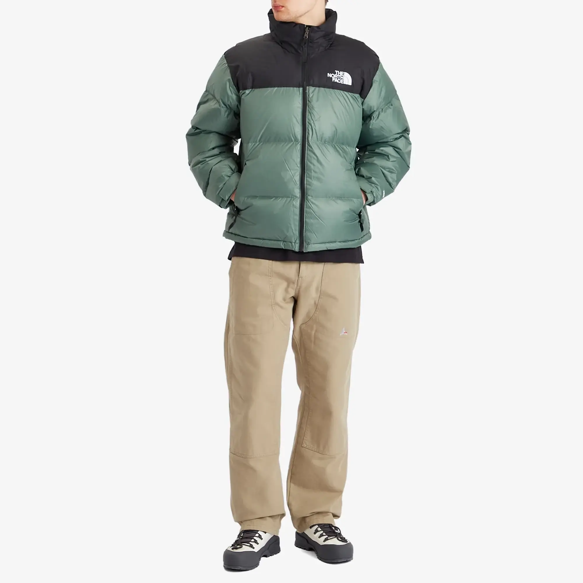 The North Face Men's 1996 Retro Nuptse Jacket Duck Green/Tnf Black