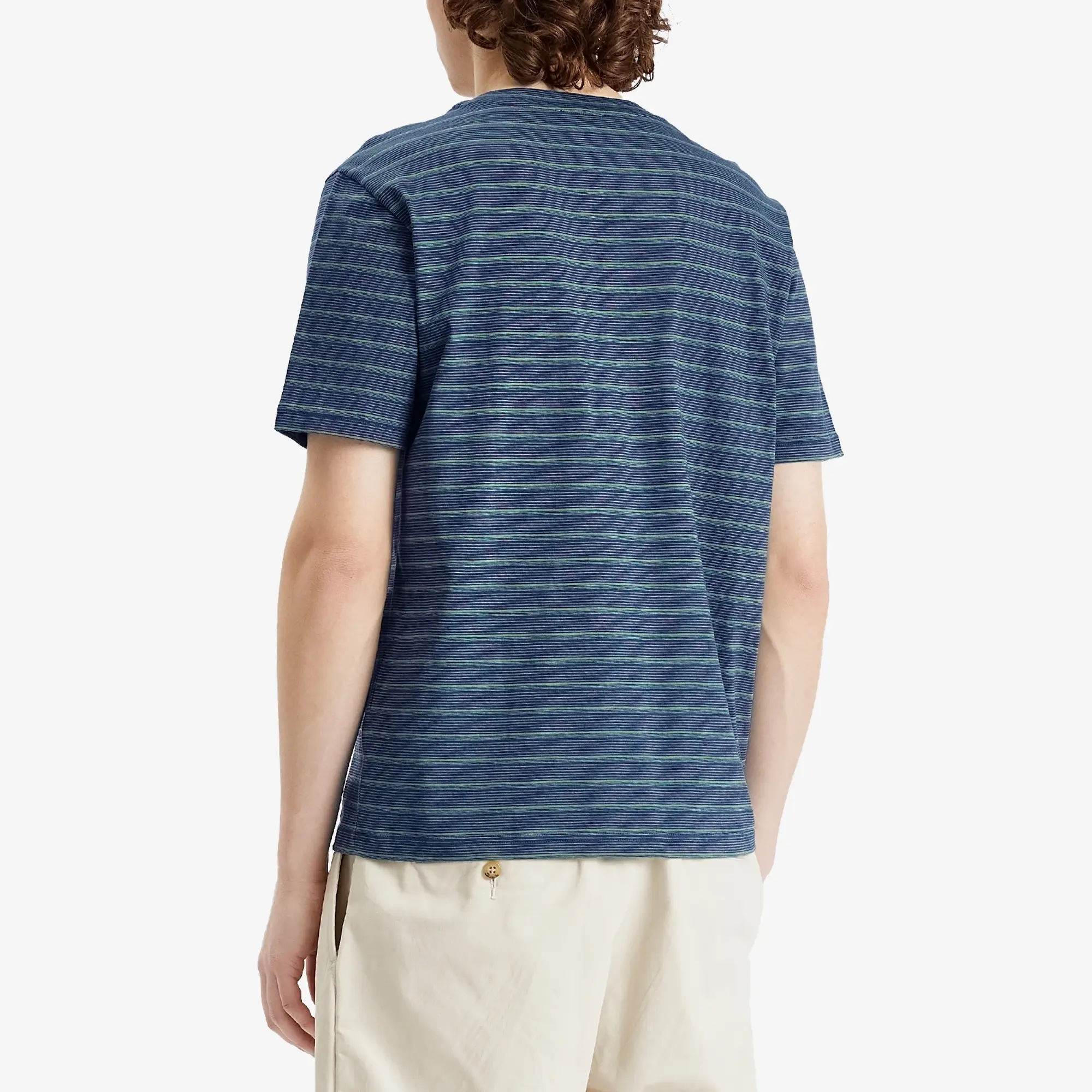 A.P.C. Men's Aymeric Stripe T-Shirt Dark Navy