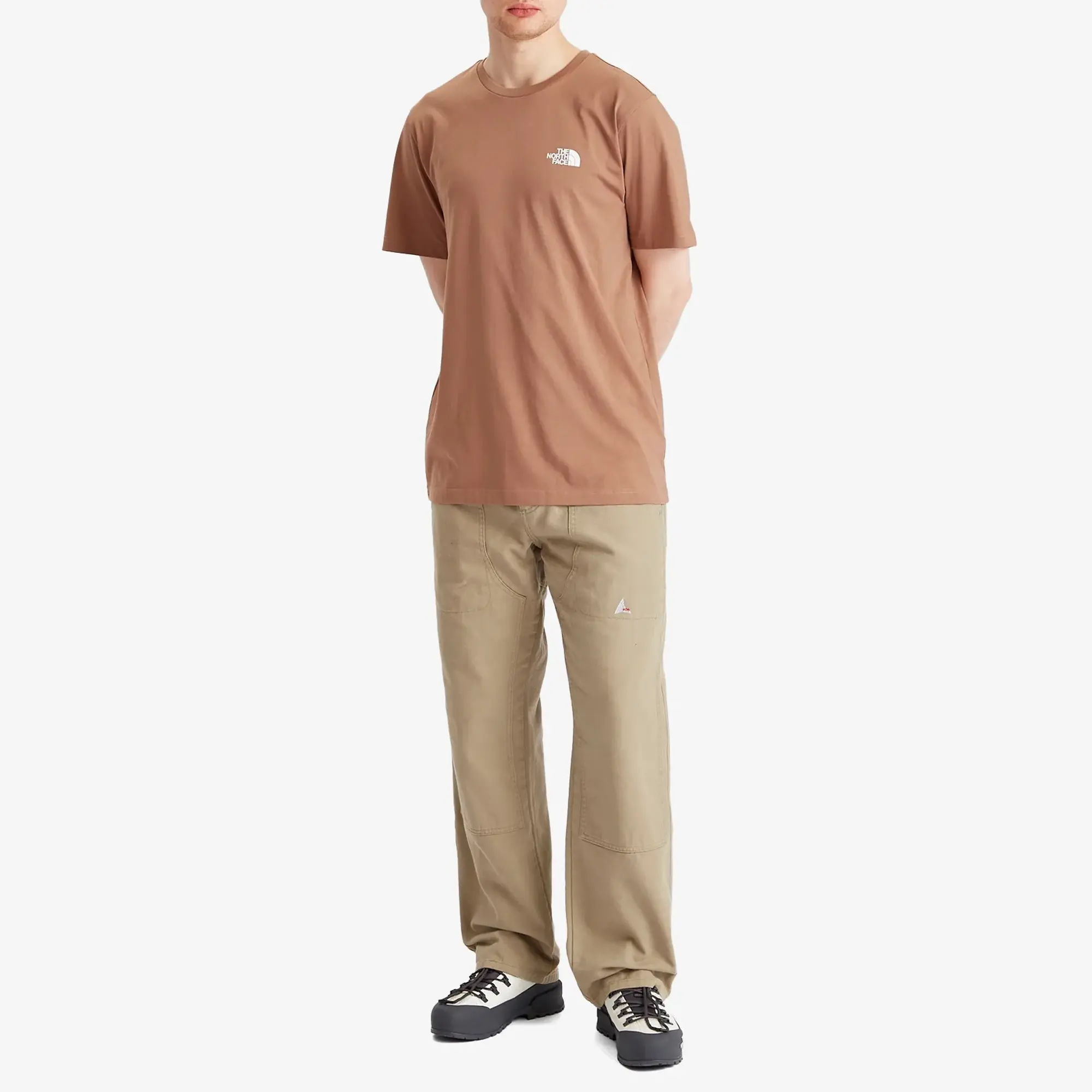 The North Face Cotton Blend Regular Fit Short Sleeve Dome T-Shirt, Latte