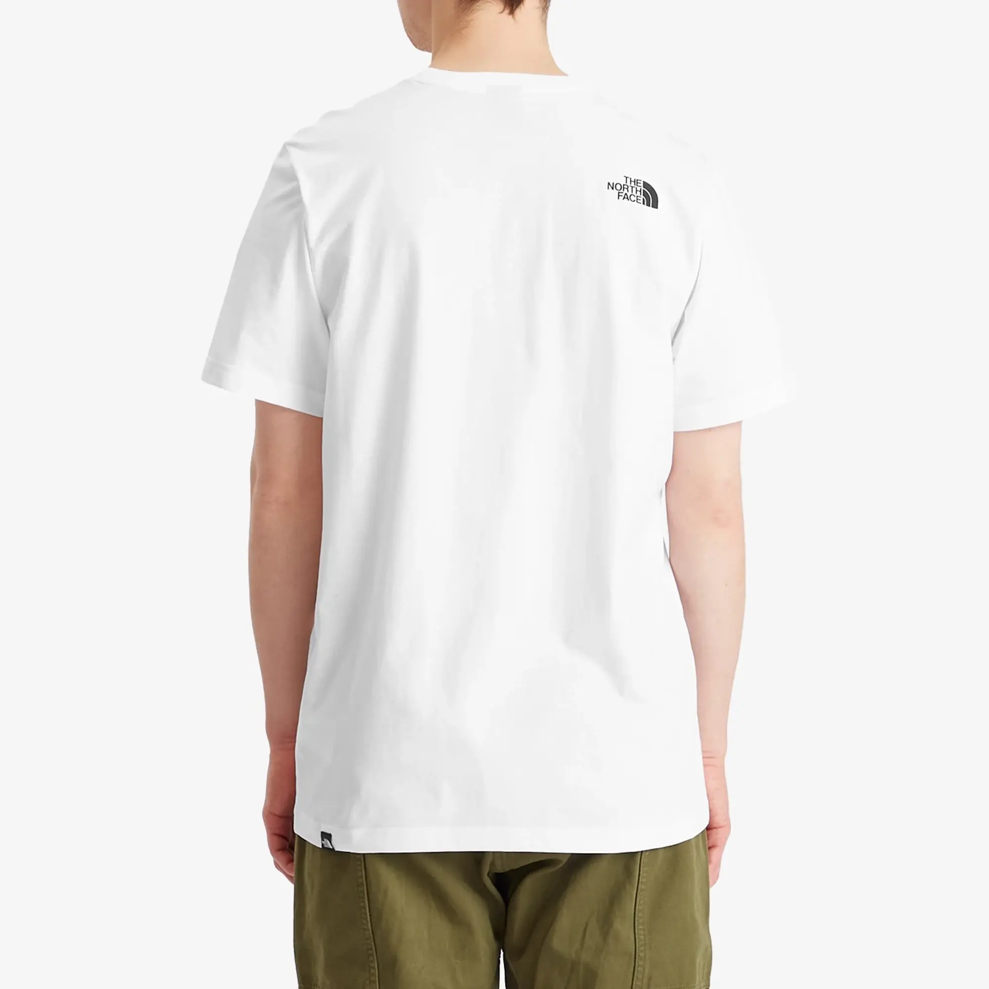 The North Face Easy Cotton Blend Regular Fit Short Sleeve Logo T-Shirt, Tnf White
