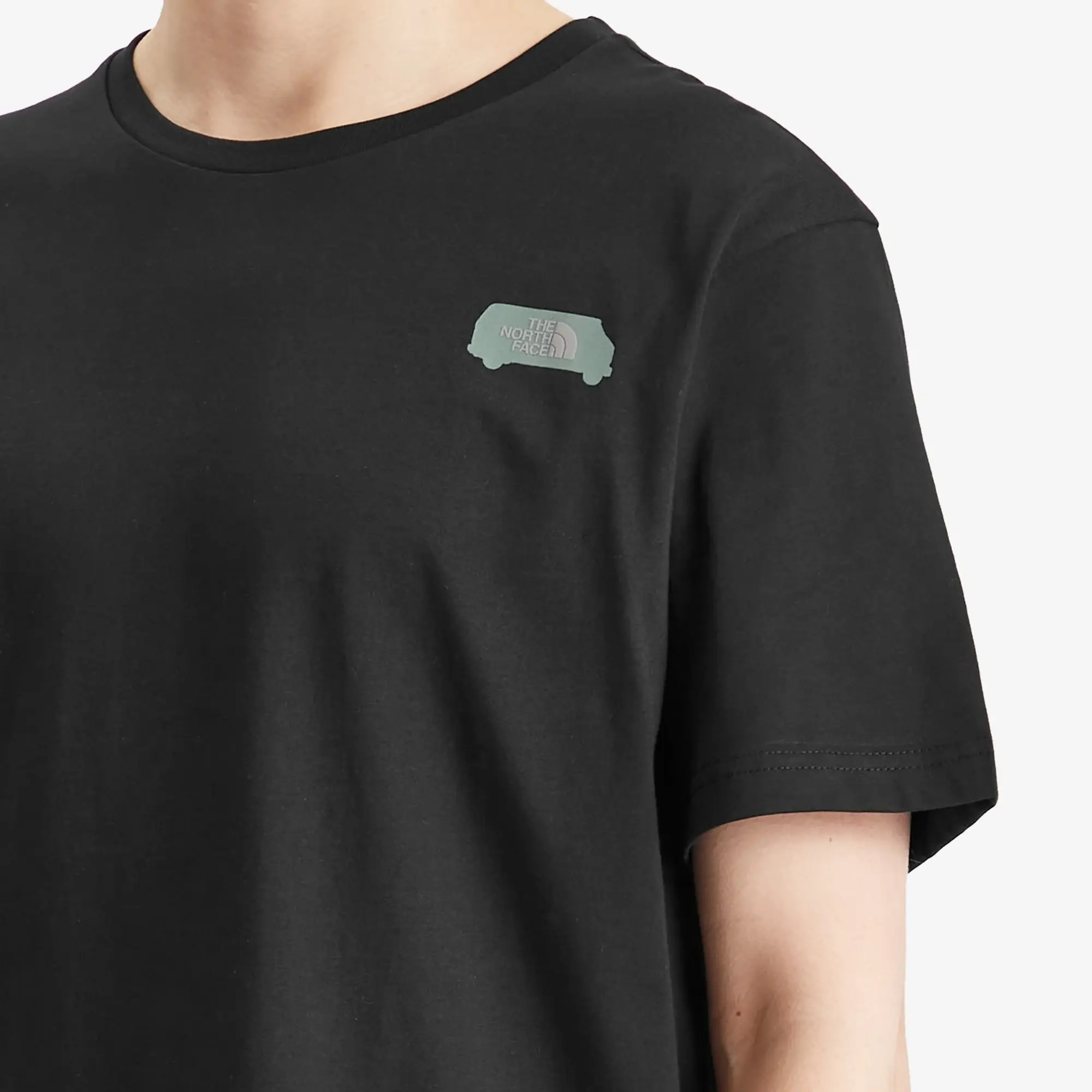 The North Face Camping Van Backprint T-Shirt In Black