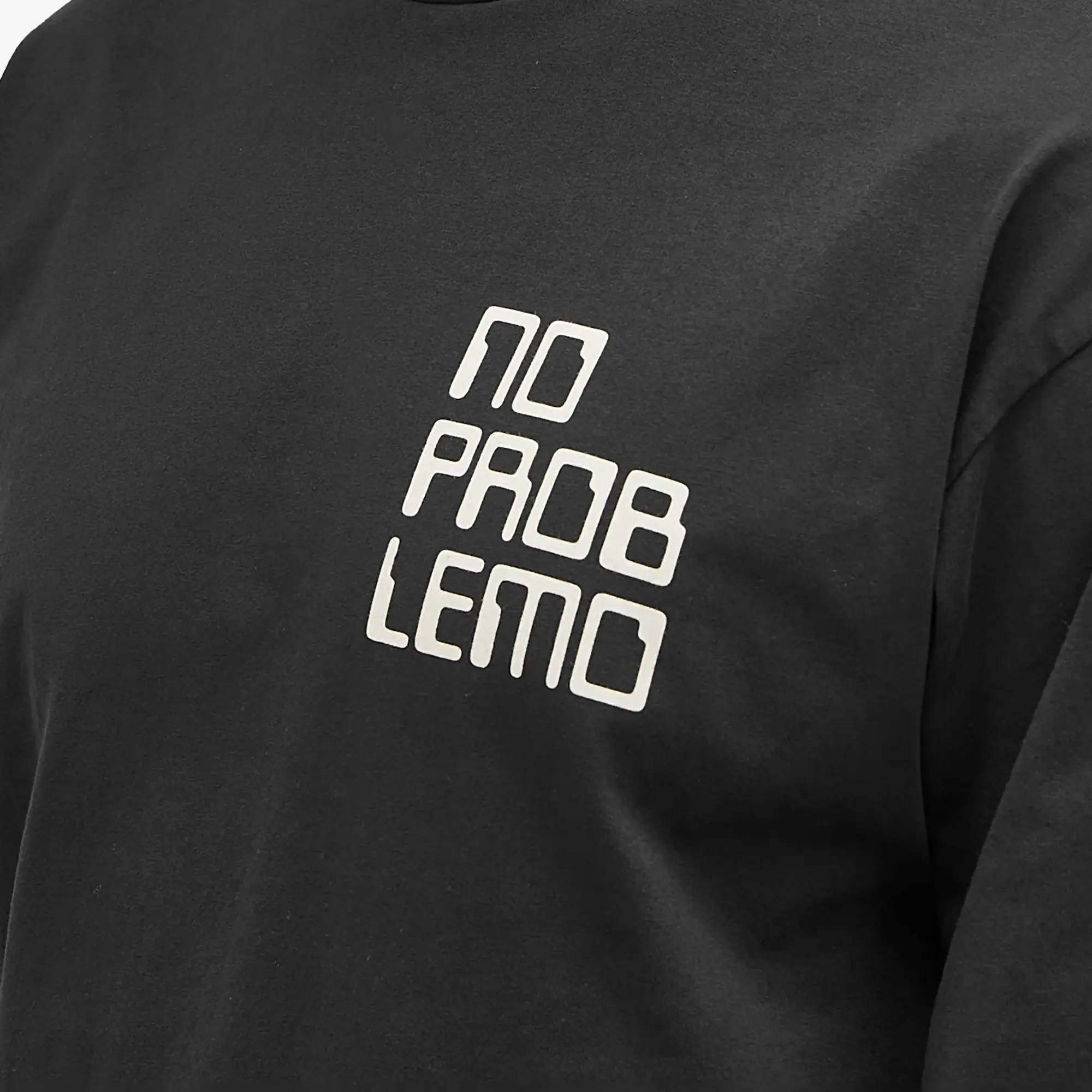No Problemo Men's No Vision LS Tee Black