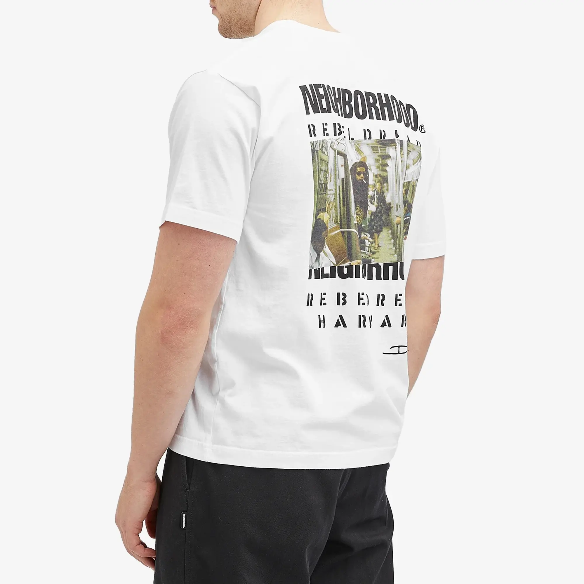 Neighborhood Men's x Rebel Dread Hardware T-Shirt 2 White
