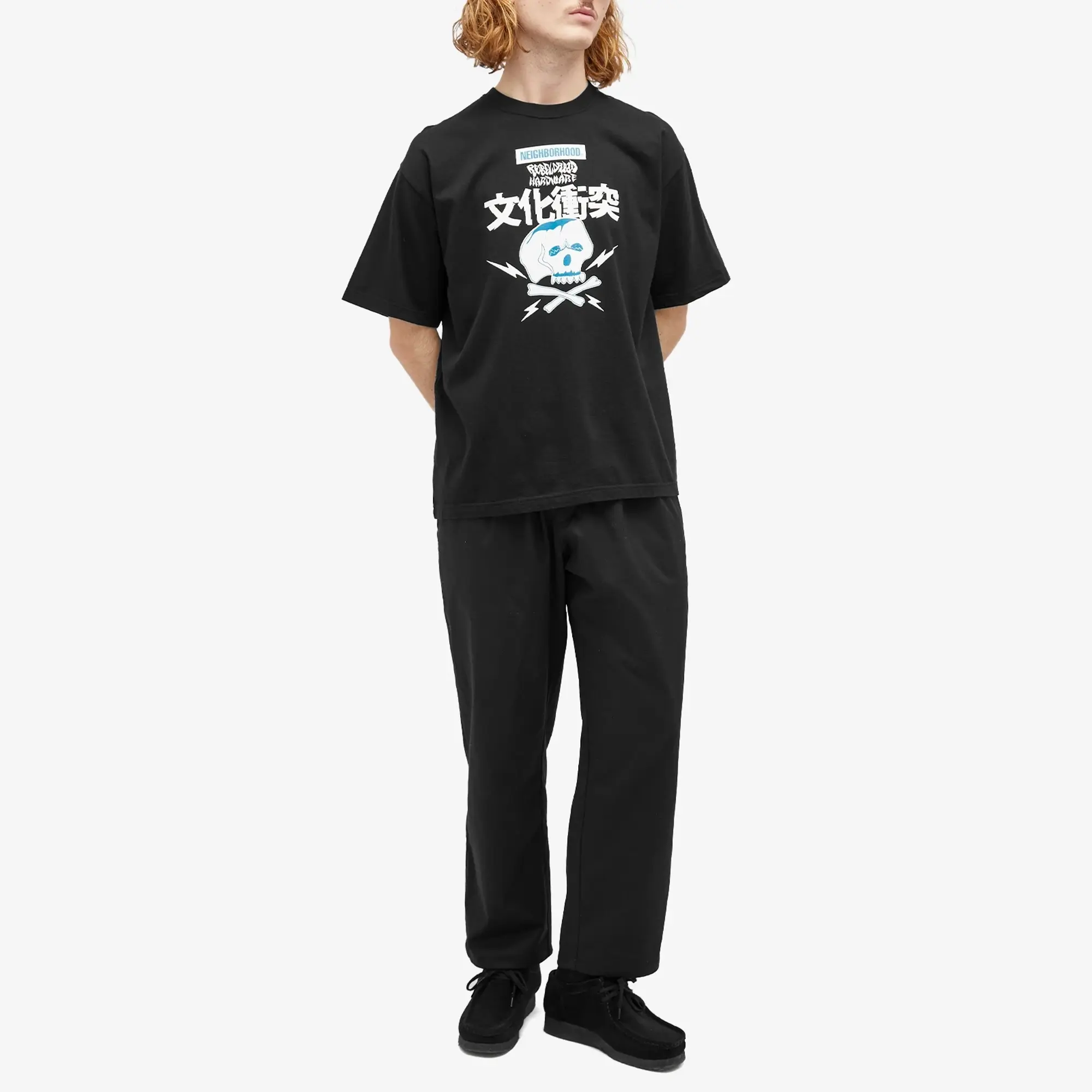 Neighborhood Men's x Rebel Dread Hardware T-Shirt 3 Black