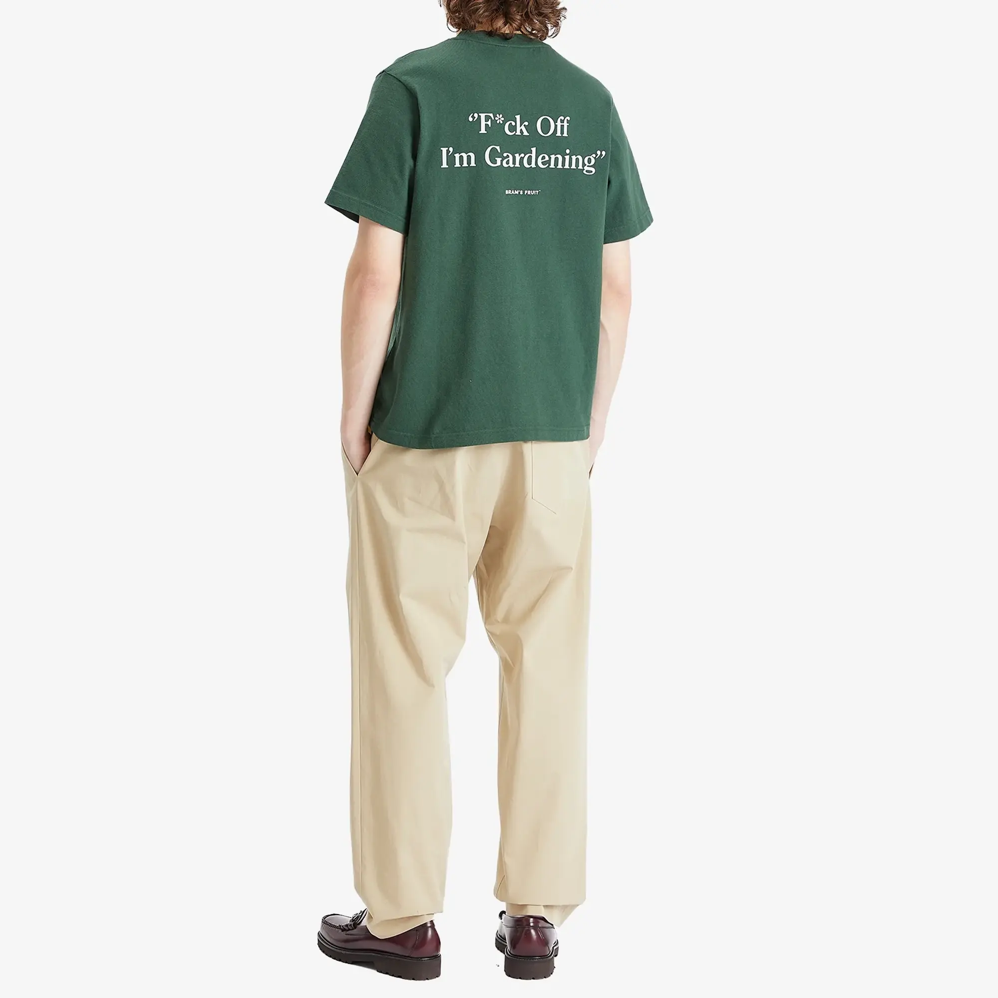 Bram's Fruit Men's Gardening T-Shirt Dark Green