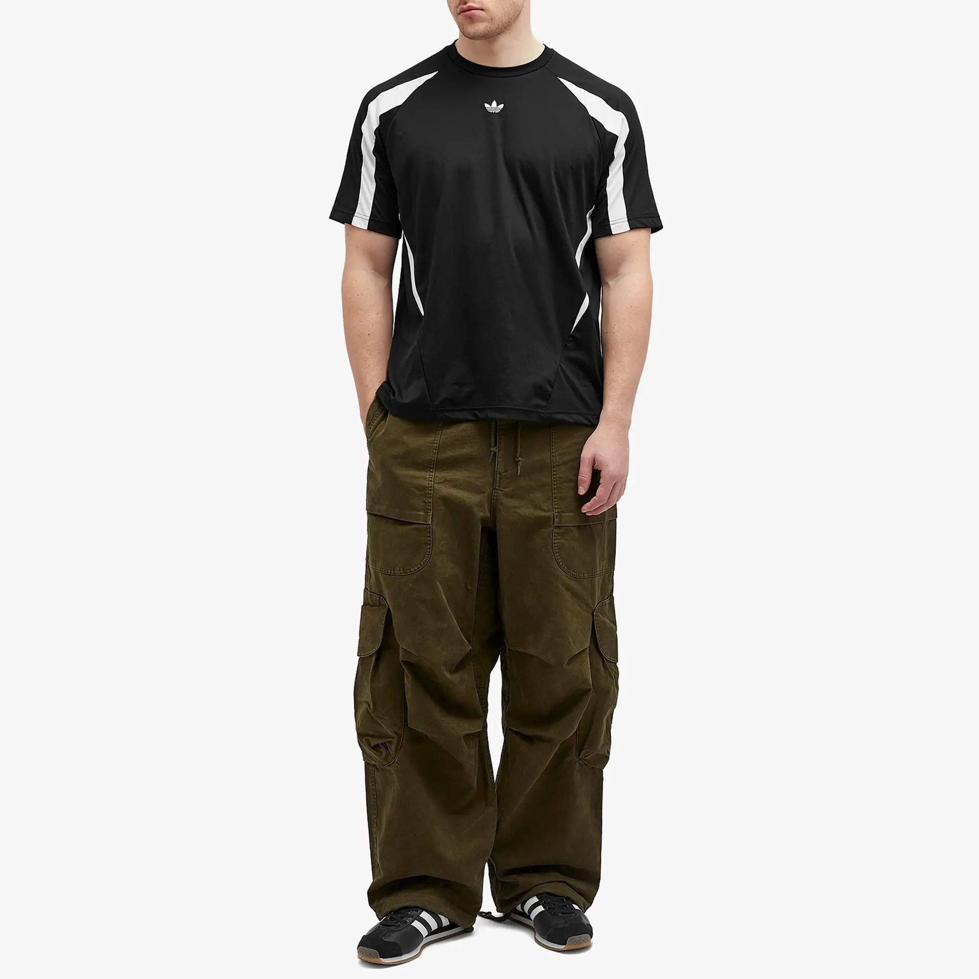 Adidas Men's Teamgeist Jersey Black/White