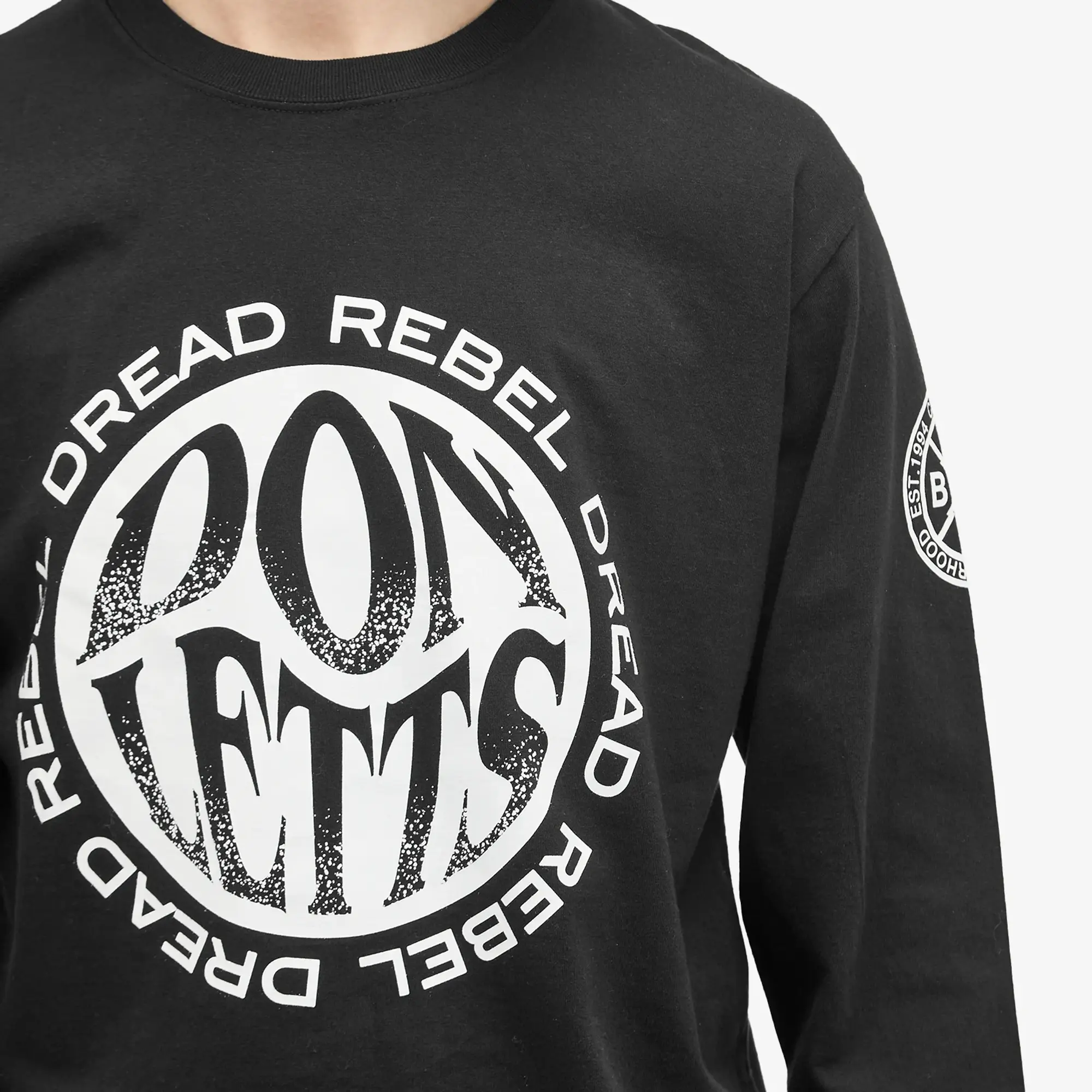 Neighborhood Men's x Rebel Dread Hardware Long Sleeve T-Shirt Black