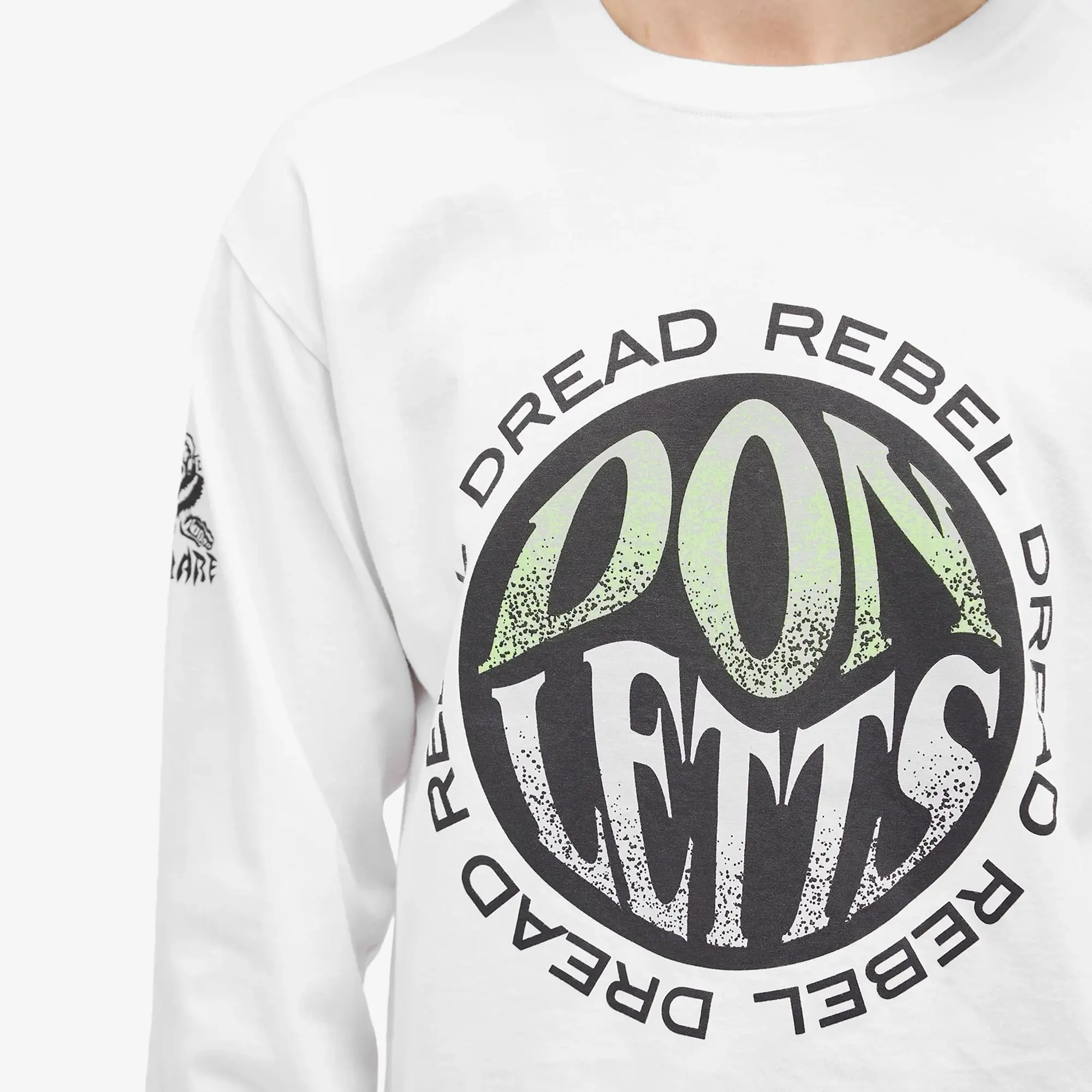 Neighborhood Men's x Rebel Dread Hardware Long Sleeve T-Shirt White