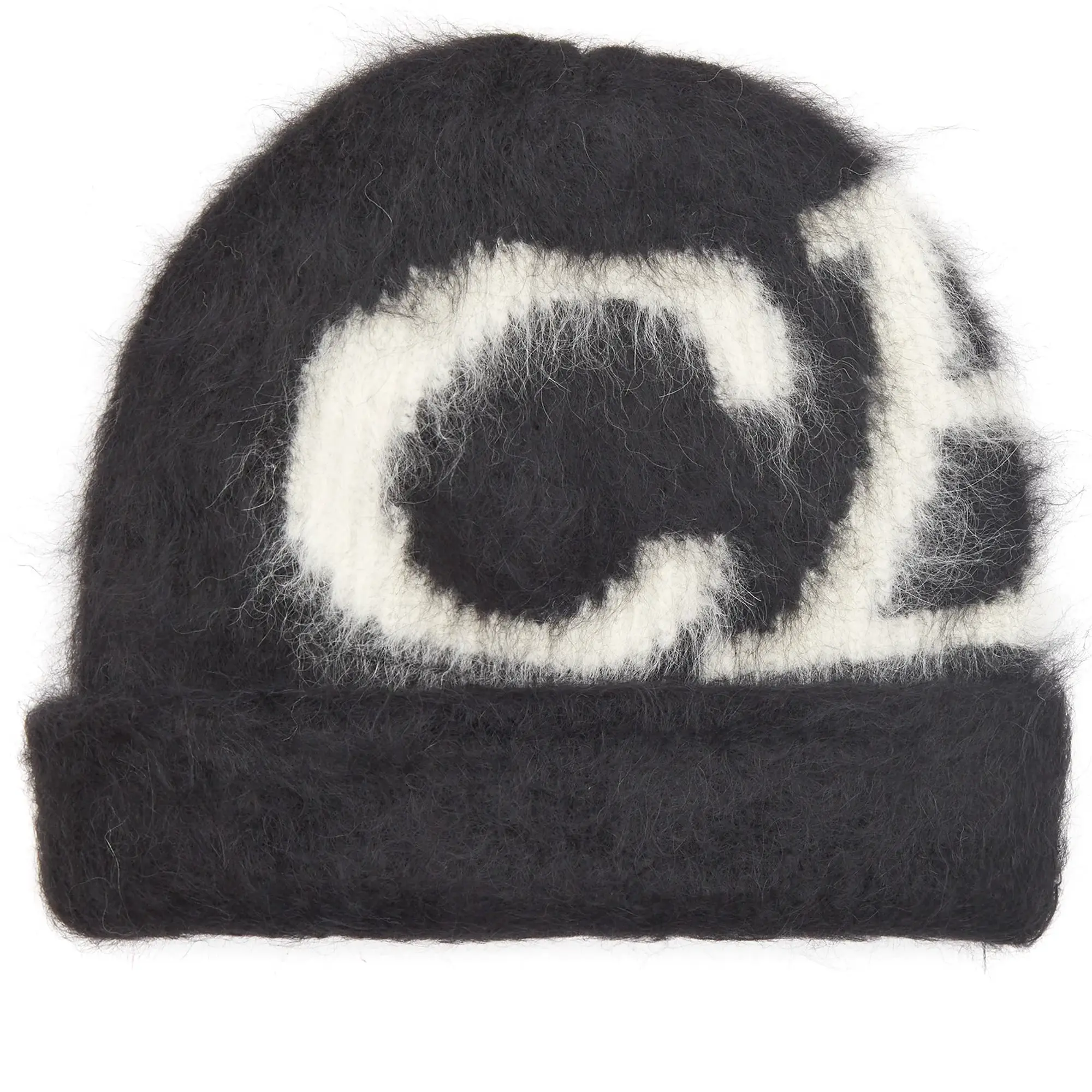 Cole Buxton Super Alpaca Logo Beanie - Brown