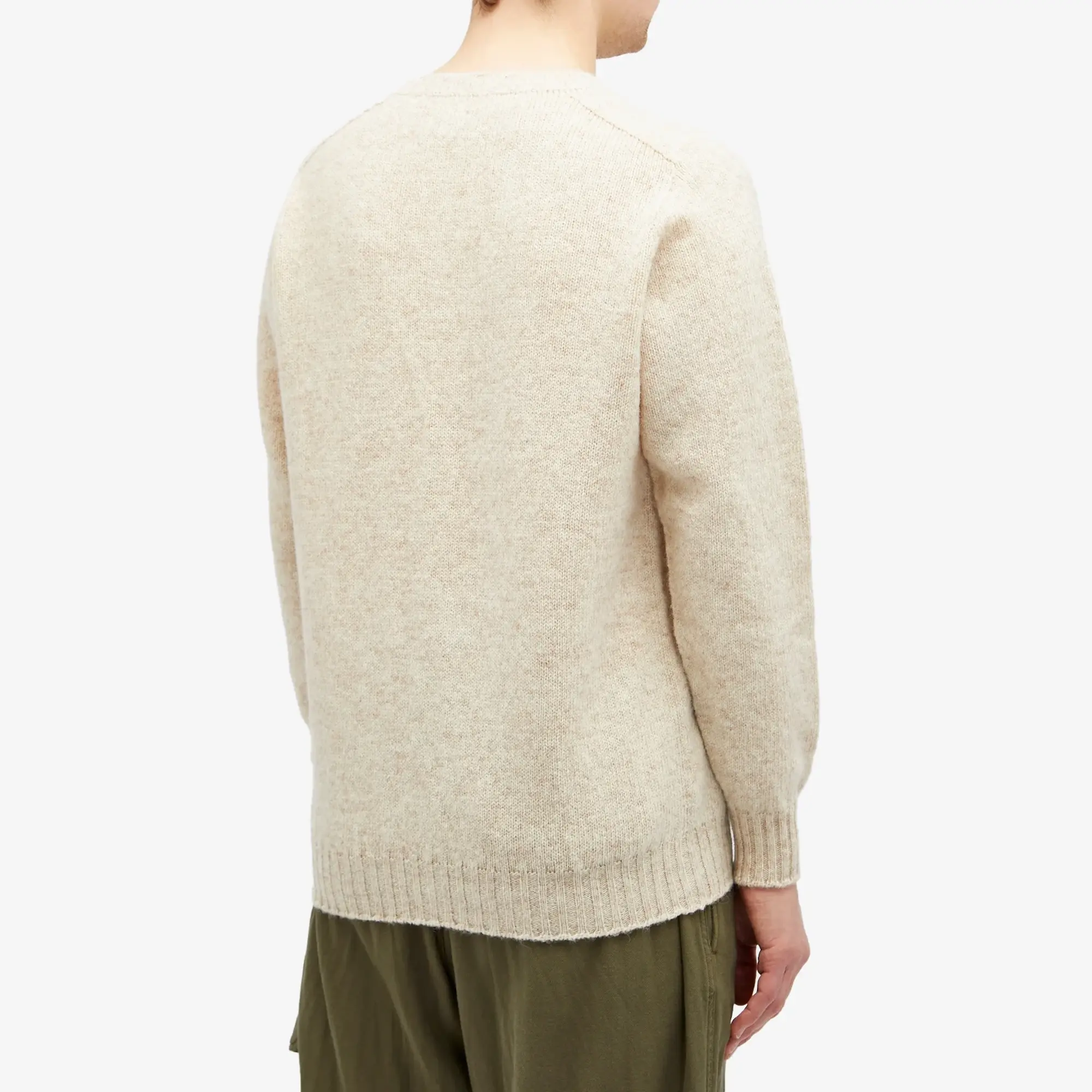 Jamiesons of Shetland Crew Neck Jumper White