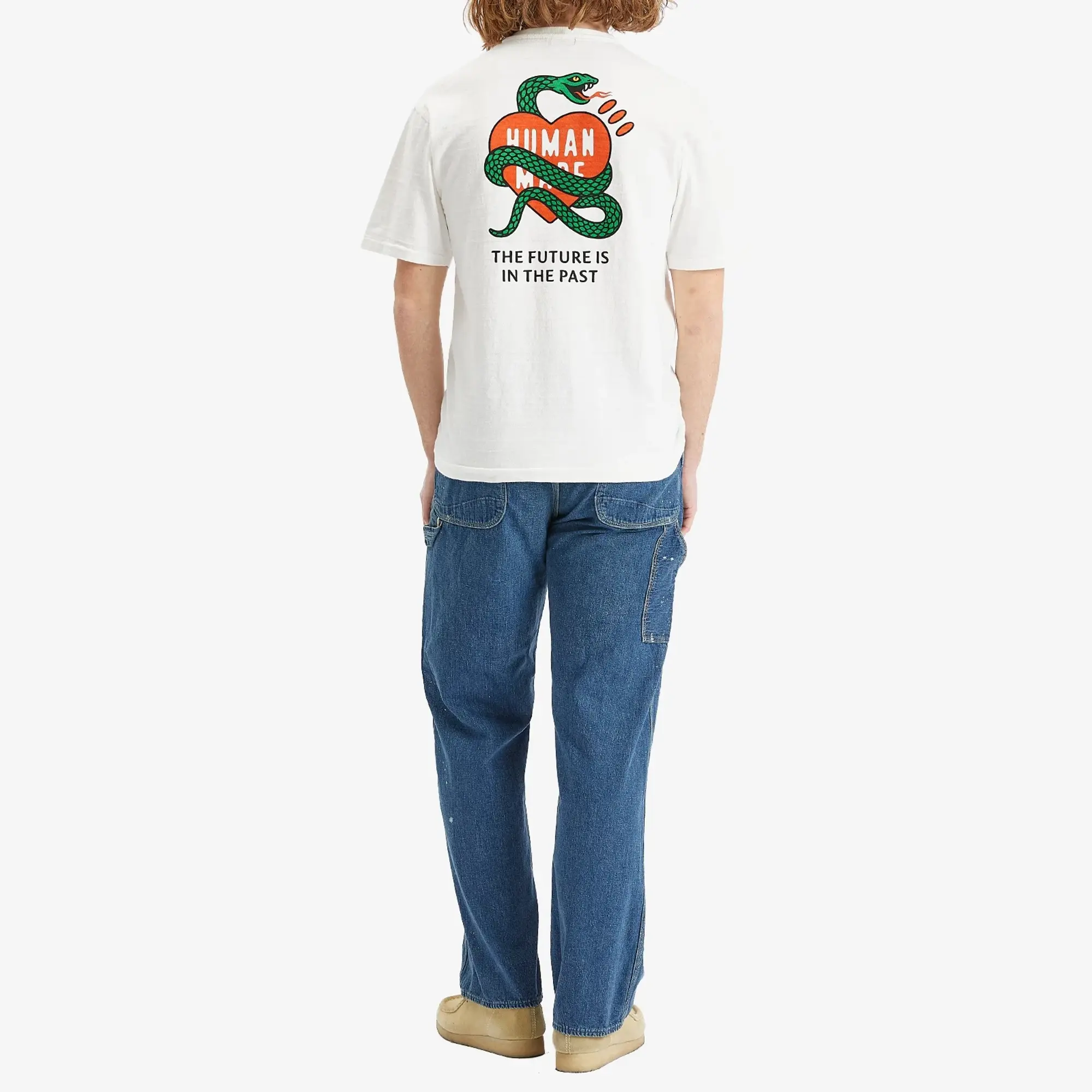Human Made Men's Snake T-Shirt White