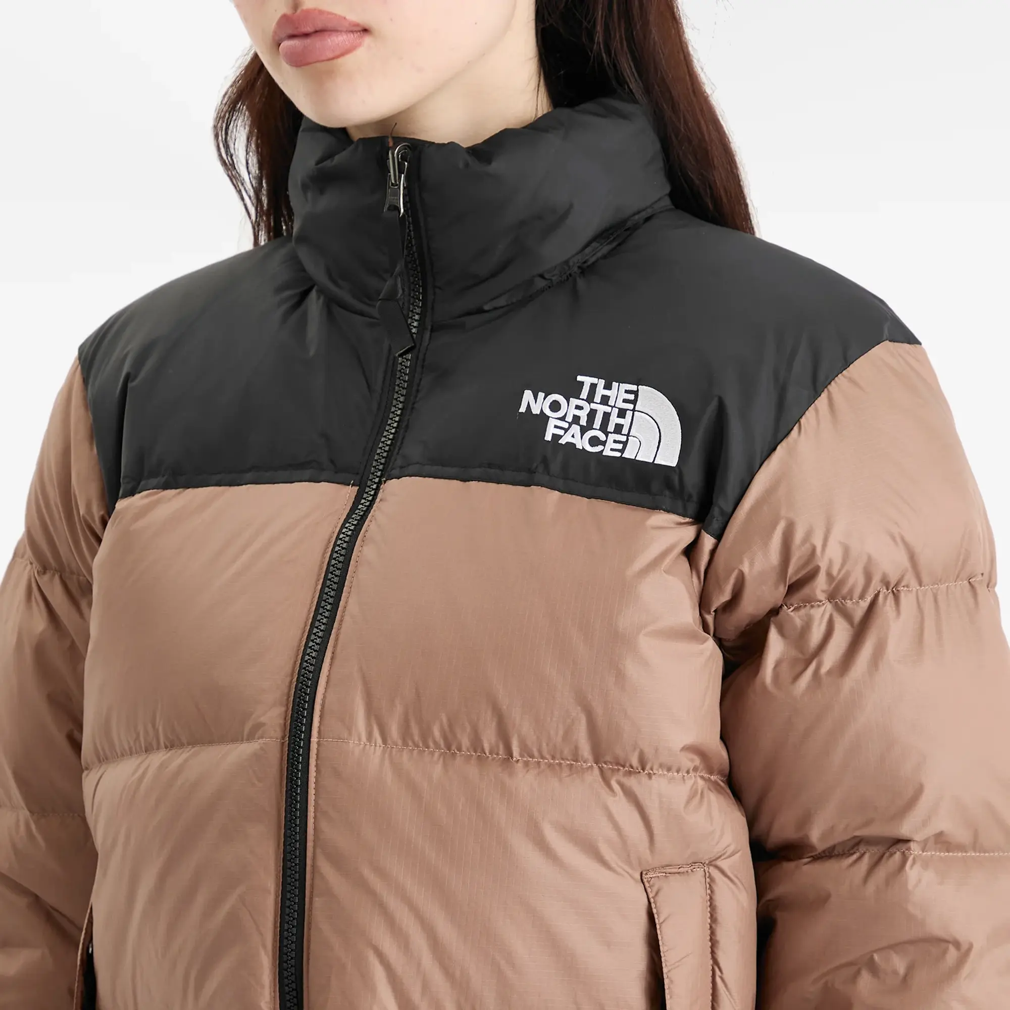 The North Face Women's 1996 Retro Nuptse Jacket Latte/Tnf Black