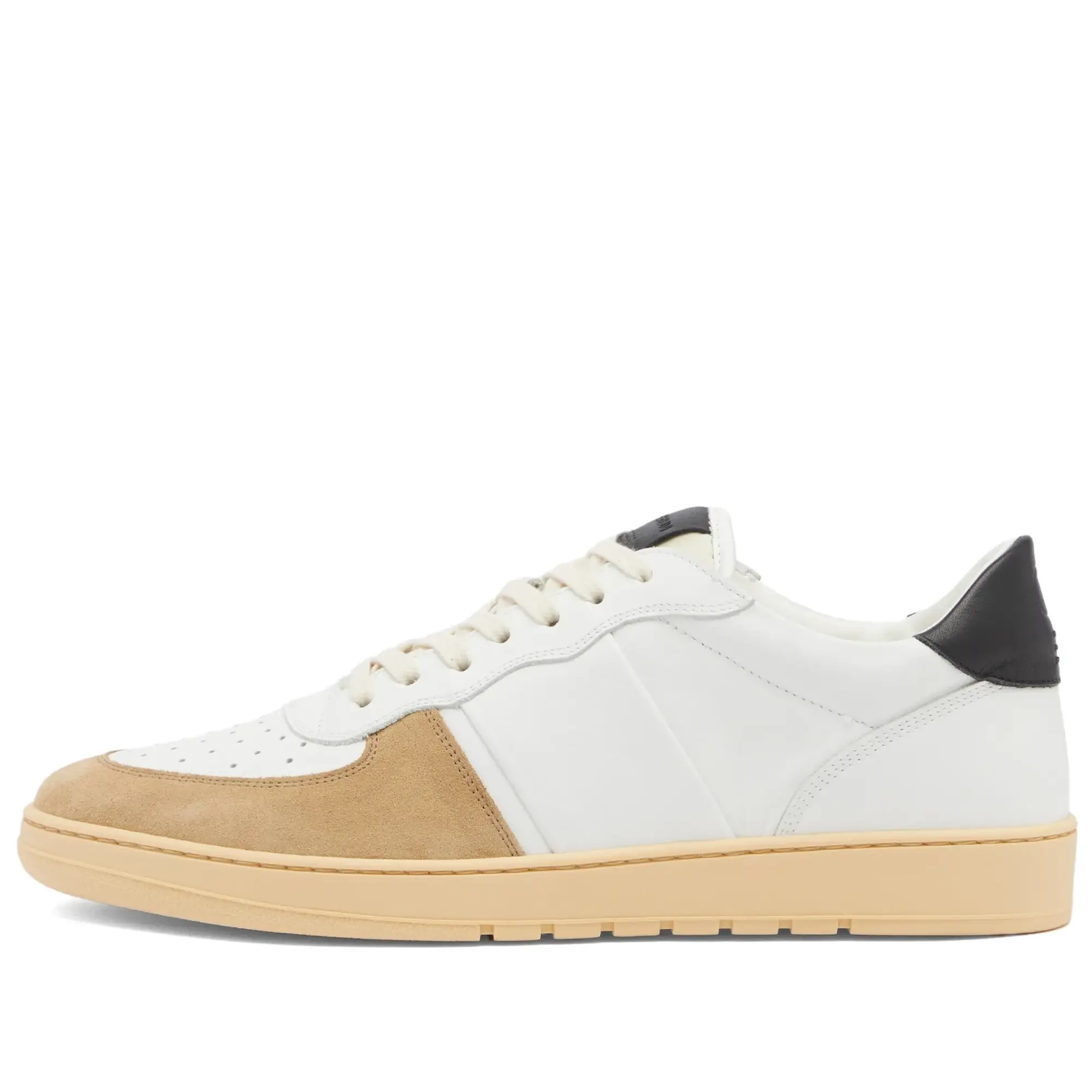 Collegium Men's Pillar Destroyer Low Sneaker White/Taupe/Black