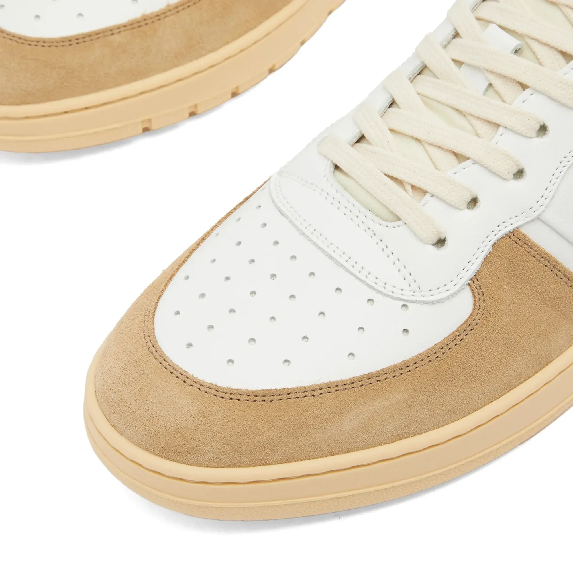 Collegium Men's Pillar Destroyer Low Sneaker White/Taupe/Black