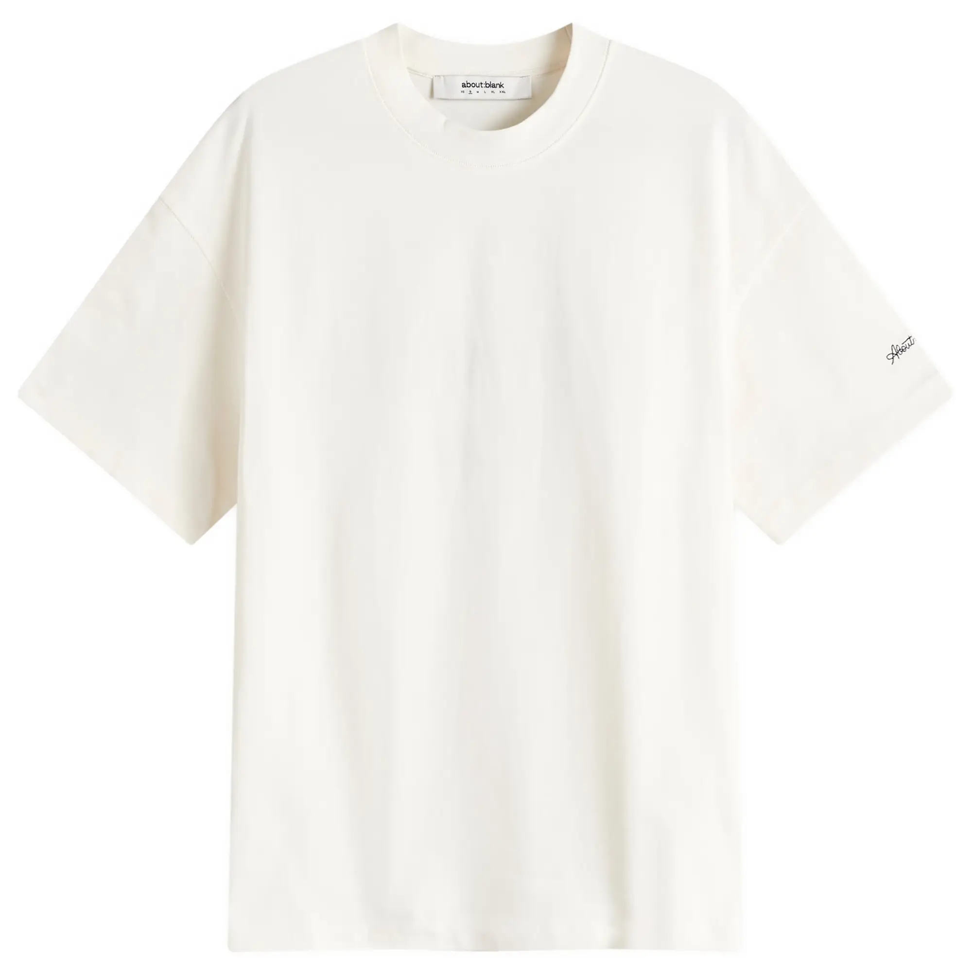 about:blank Chain Stitch T-Shirt - Presented by END. Oat