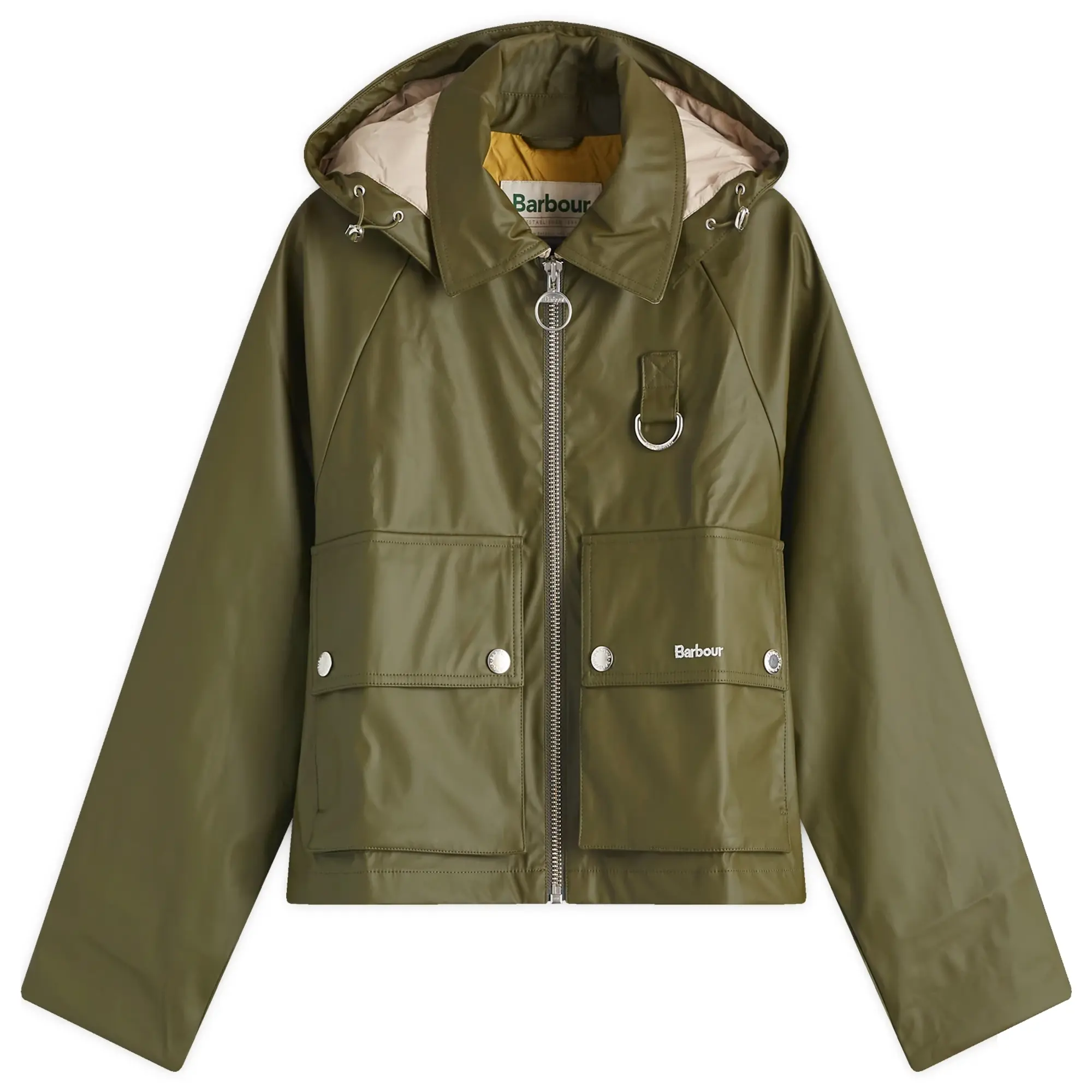 Barbour Women's June Showerproof Jacket Deep Olive