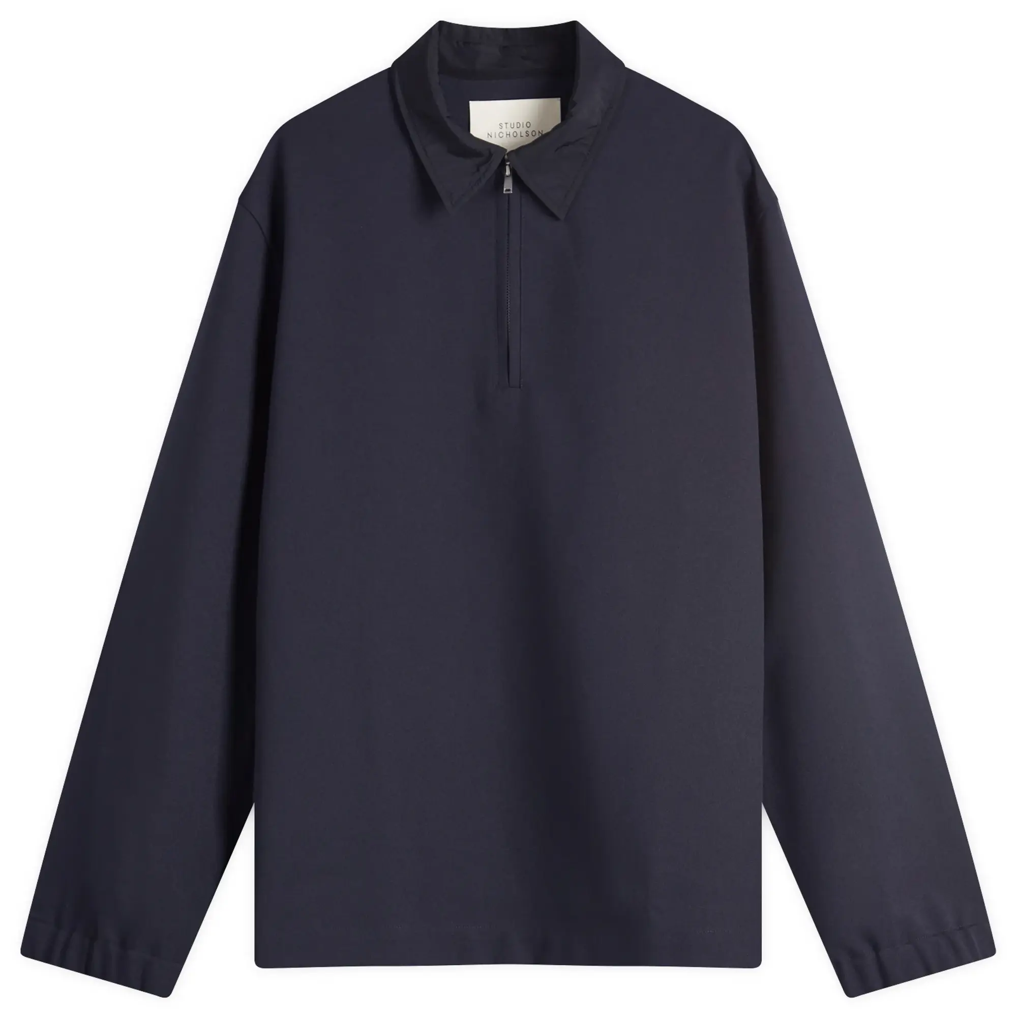 Asics Studio Nicholson Men's Half Placket Zip Shirt Darkest Navy