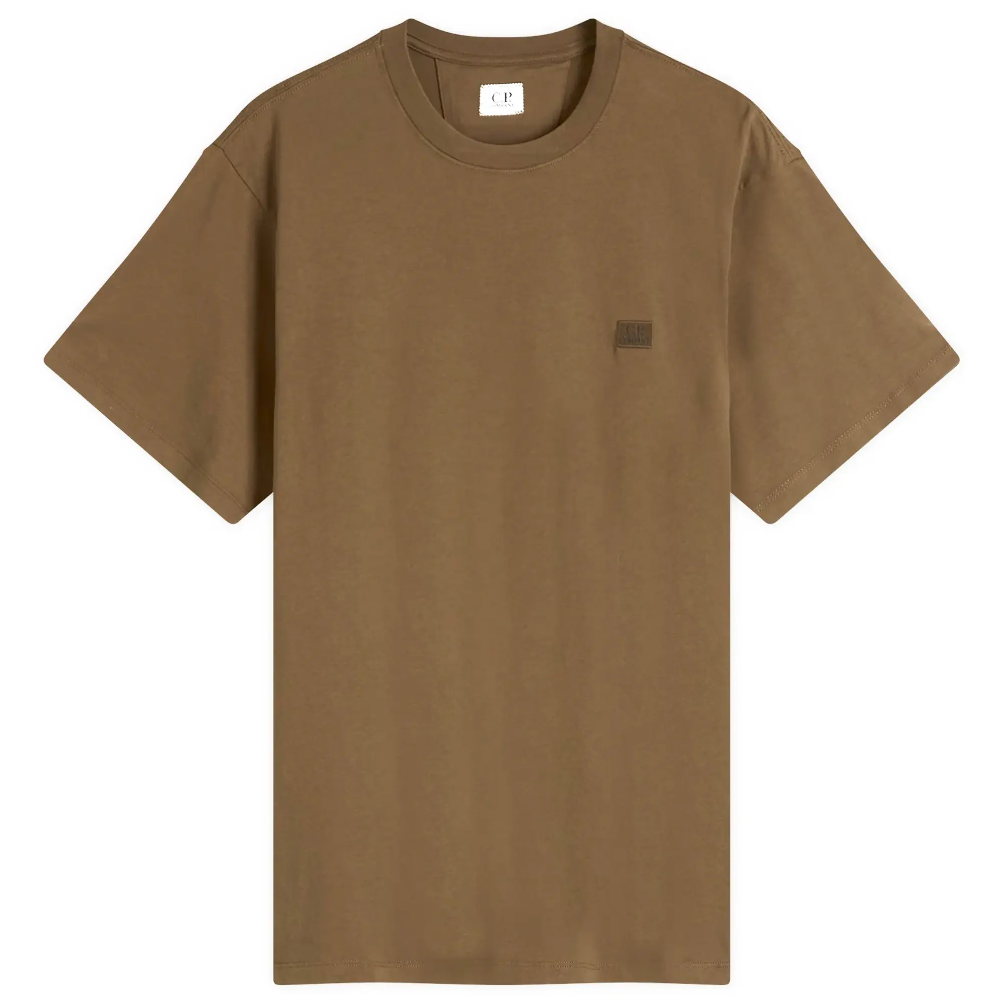 C.P. Company Men's 30/1 Logo Patch T-Shirt Ivy Green