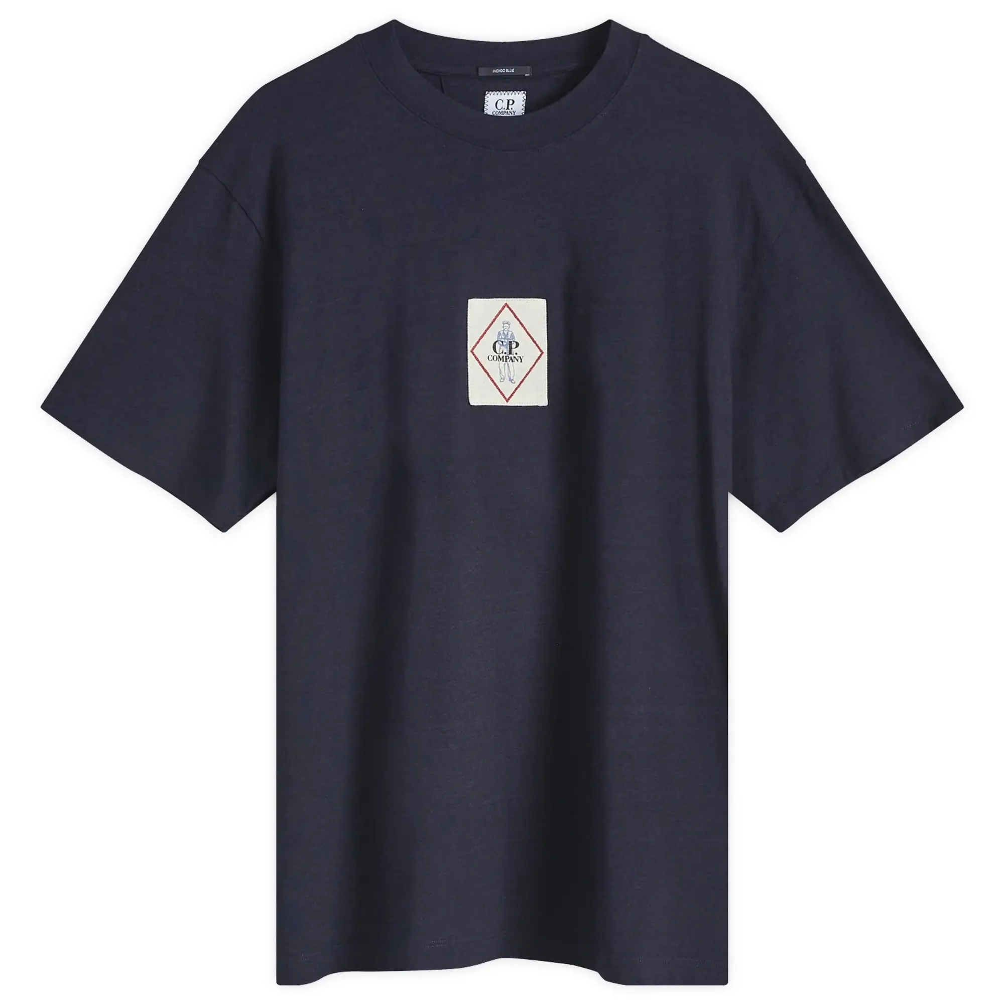 C.P. Company Men's Indigo Logo T-Shirt Denim