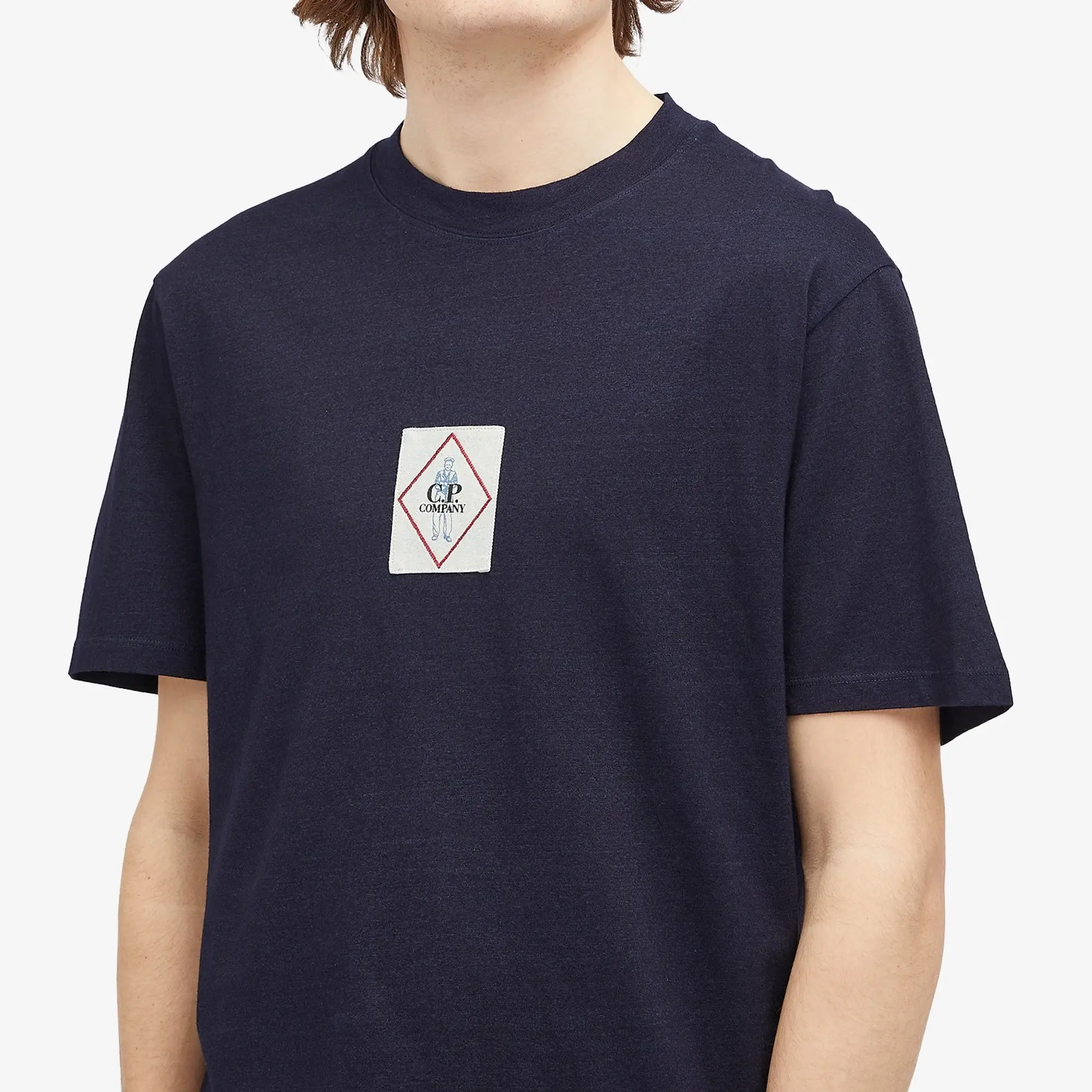 C.P. Company Men's Indigo Logo T-Shirt Denim