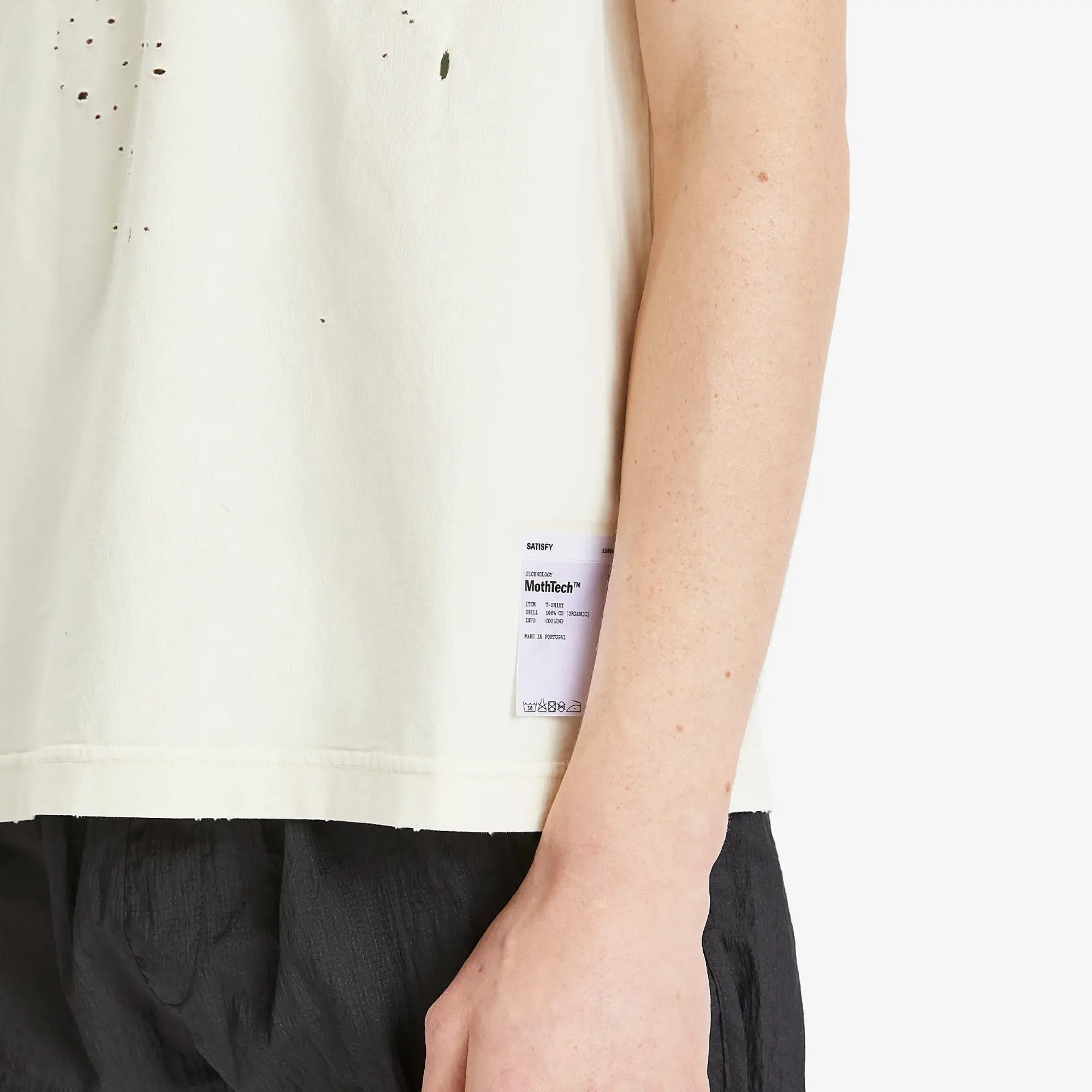 Satisfy Men's MothTech™ T-Shirt Aged Ecru