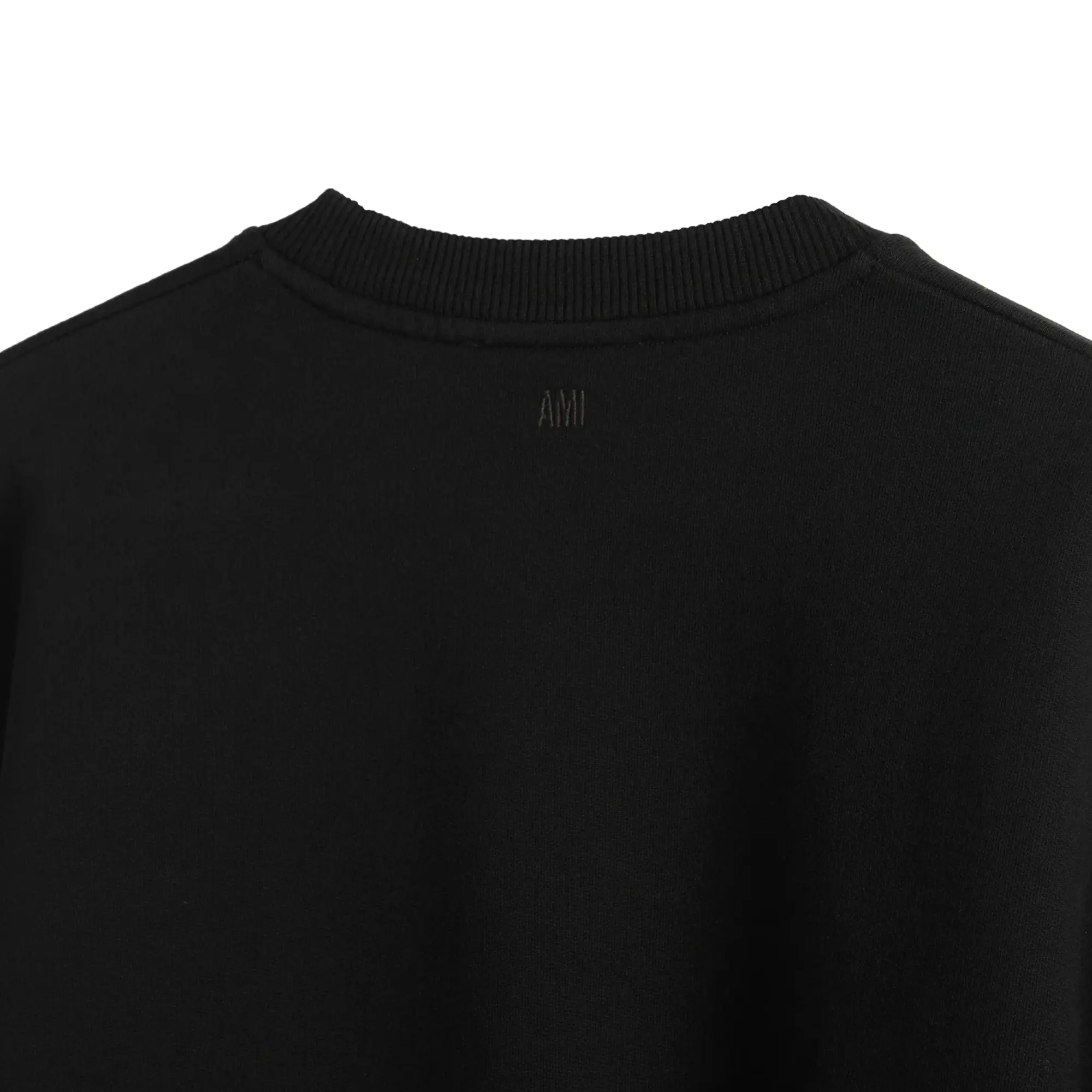 AMI Paris Men's Ami De Coeur Sweatshirt Black