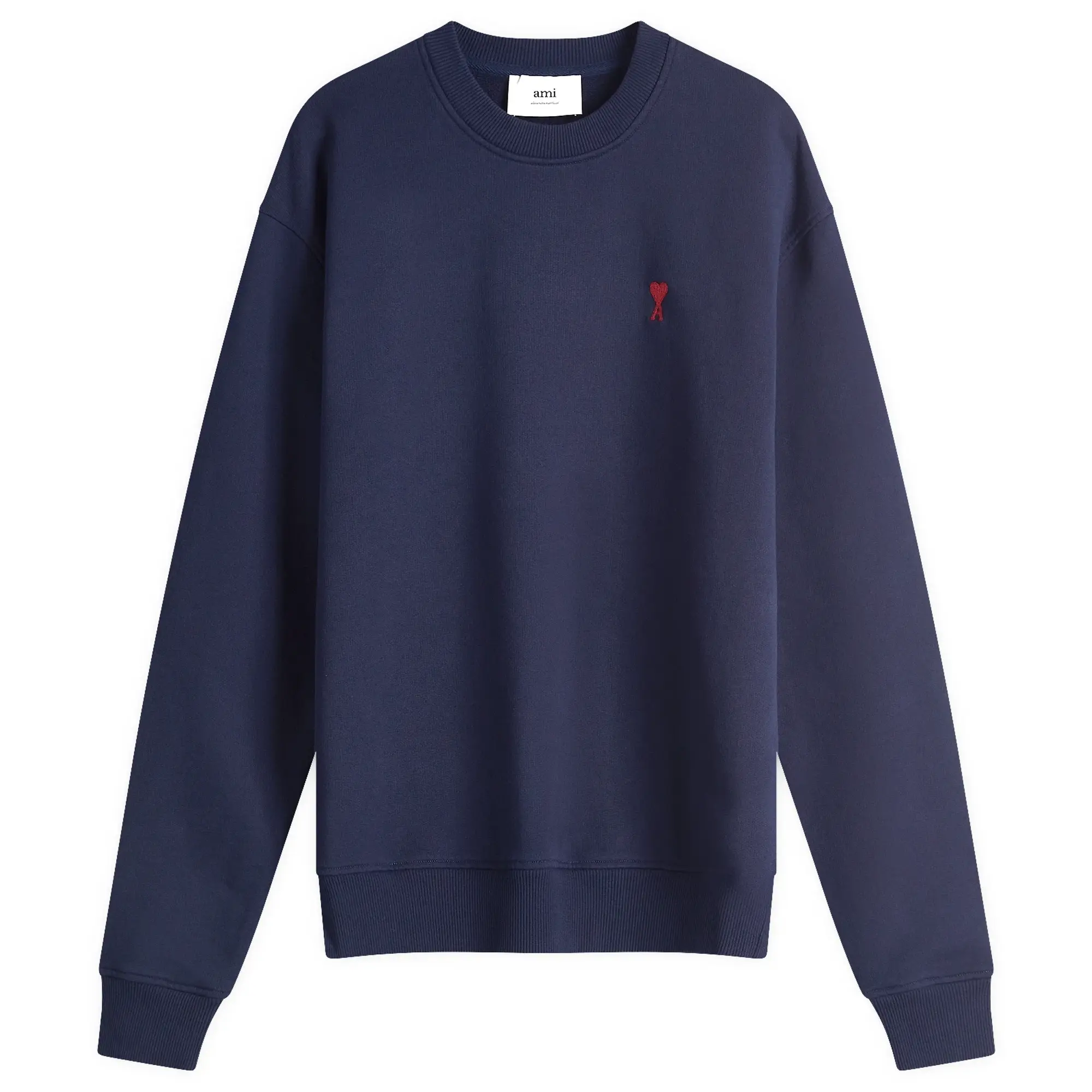 AMI Paris Men's Ami De Coeur Sweatshirt Night Blue