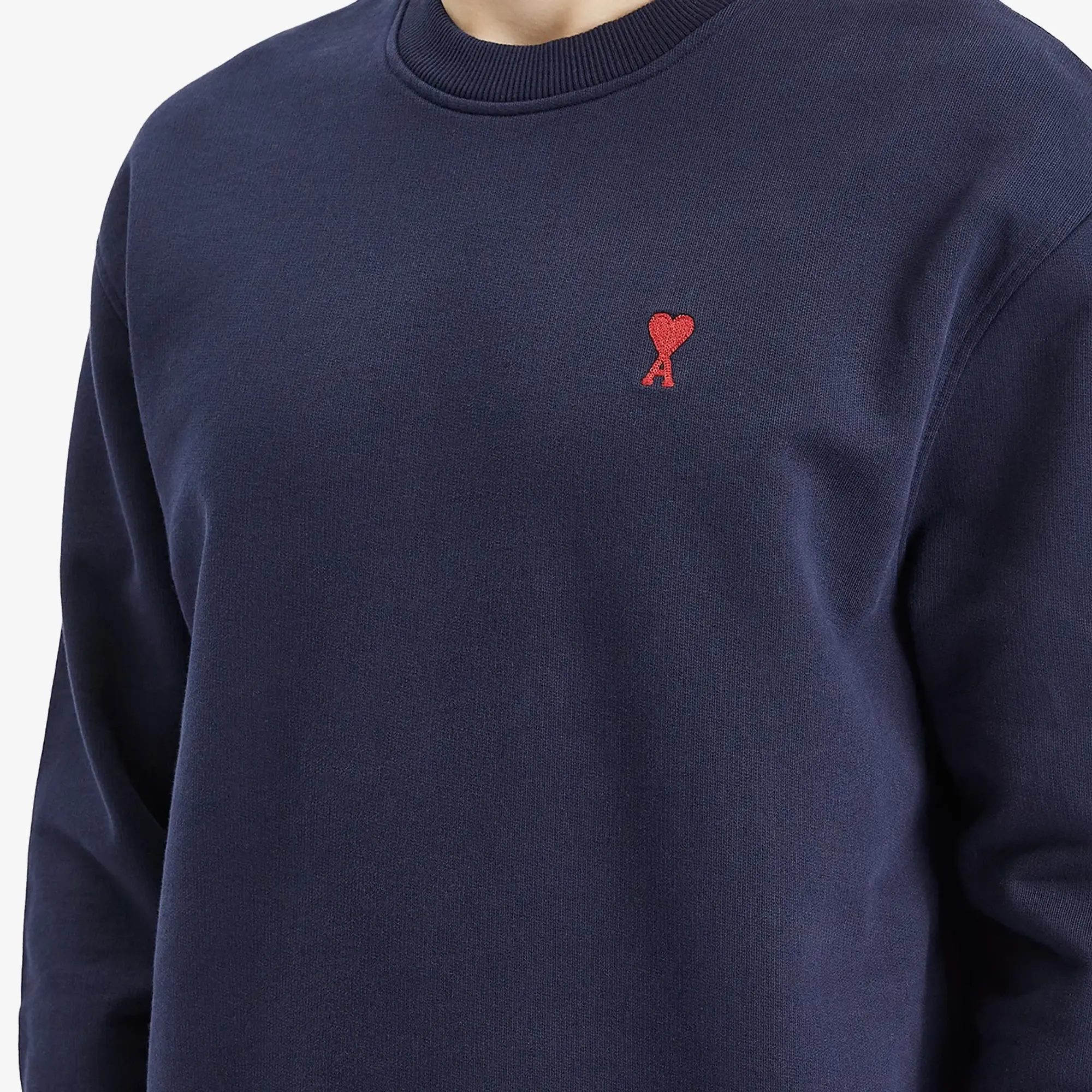 AMI Paris Men's Ami De Coeur Sweatshirt Night Blue