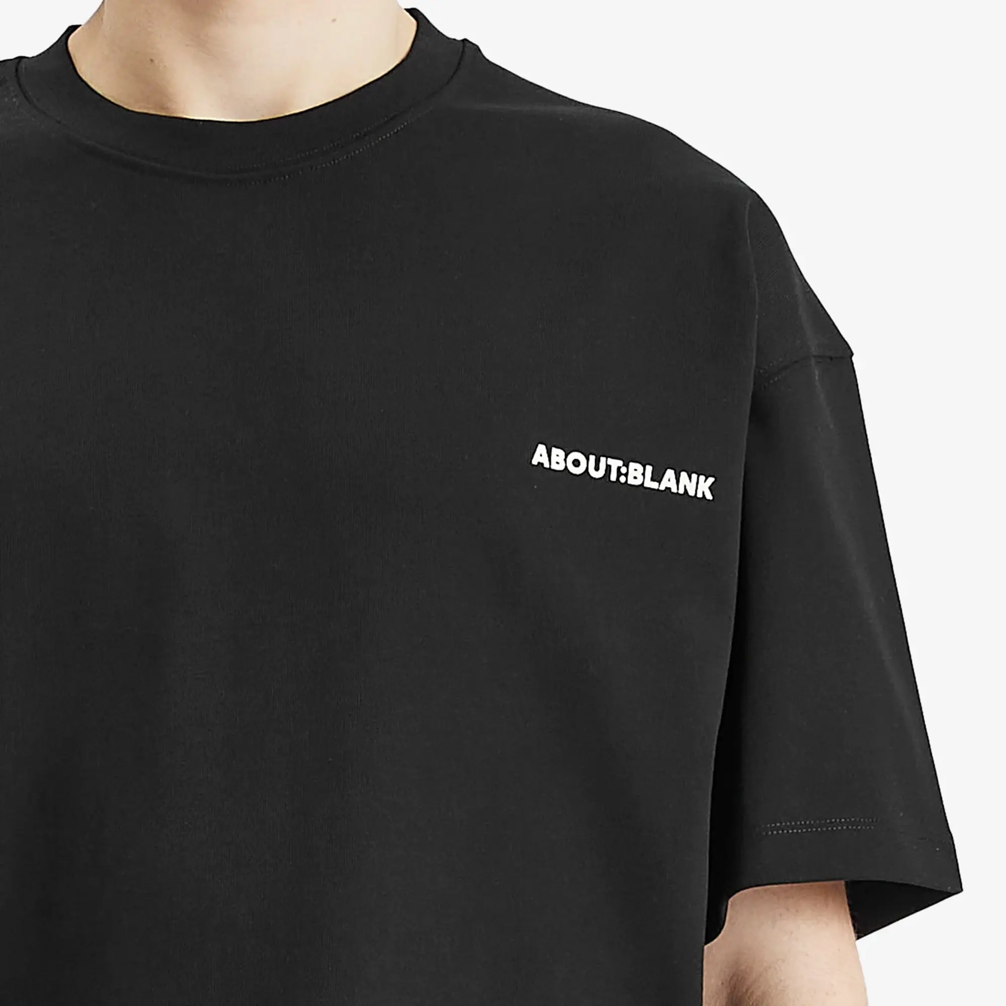 about:blank Men's Creative Studio T-Shirt Black/Ecru